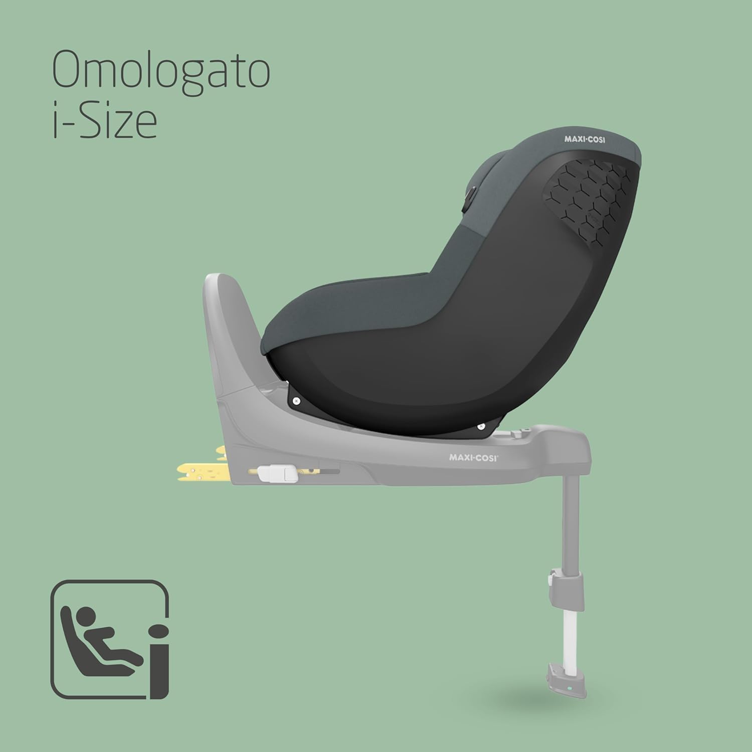 Detalle de Maxi-Cosi Pebble S i-Size: Seggiolino Neonato 0-15 mesi, Isofix leggero e protezione G-CELL