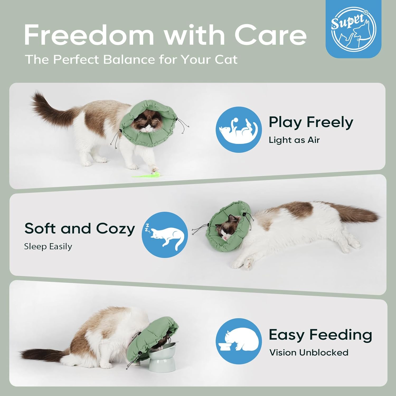 Thumbnail 1 de Supet Soft Cat Cone Collar