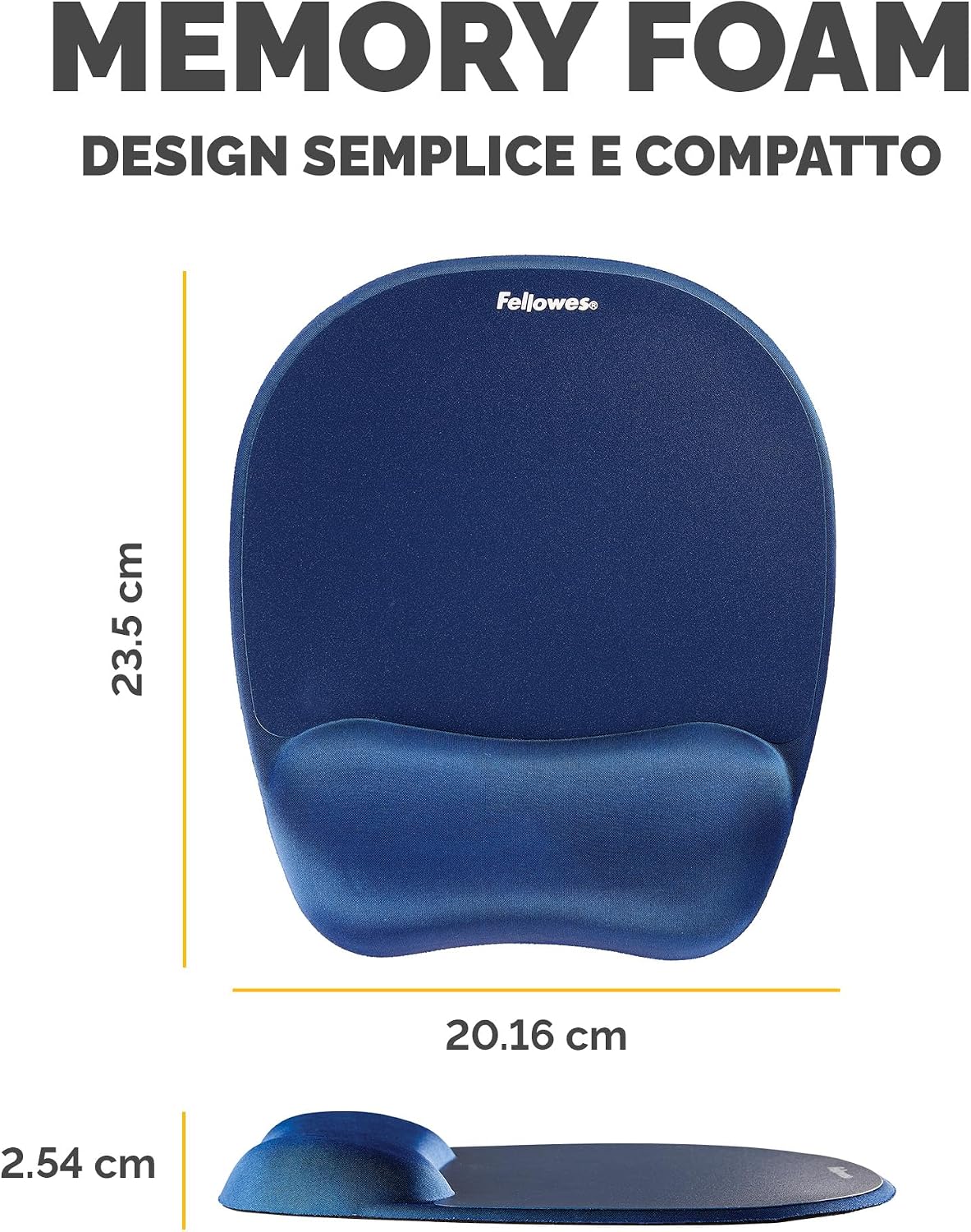 Thumbnail 2 de Fellowes Tappetino Mouse Everyday con supporto per il polso – Ergonomico e durevole