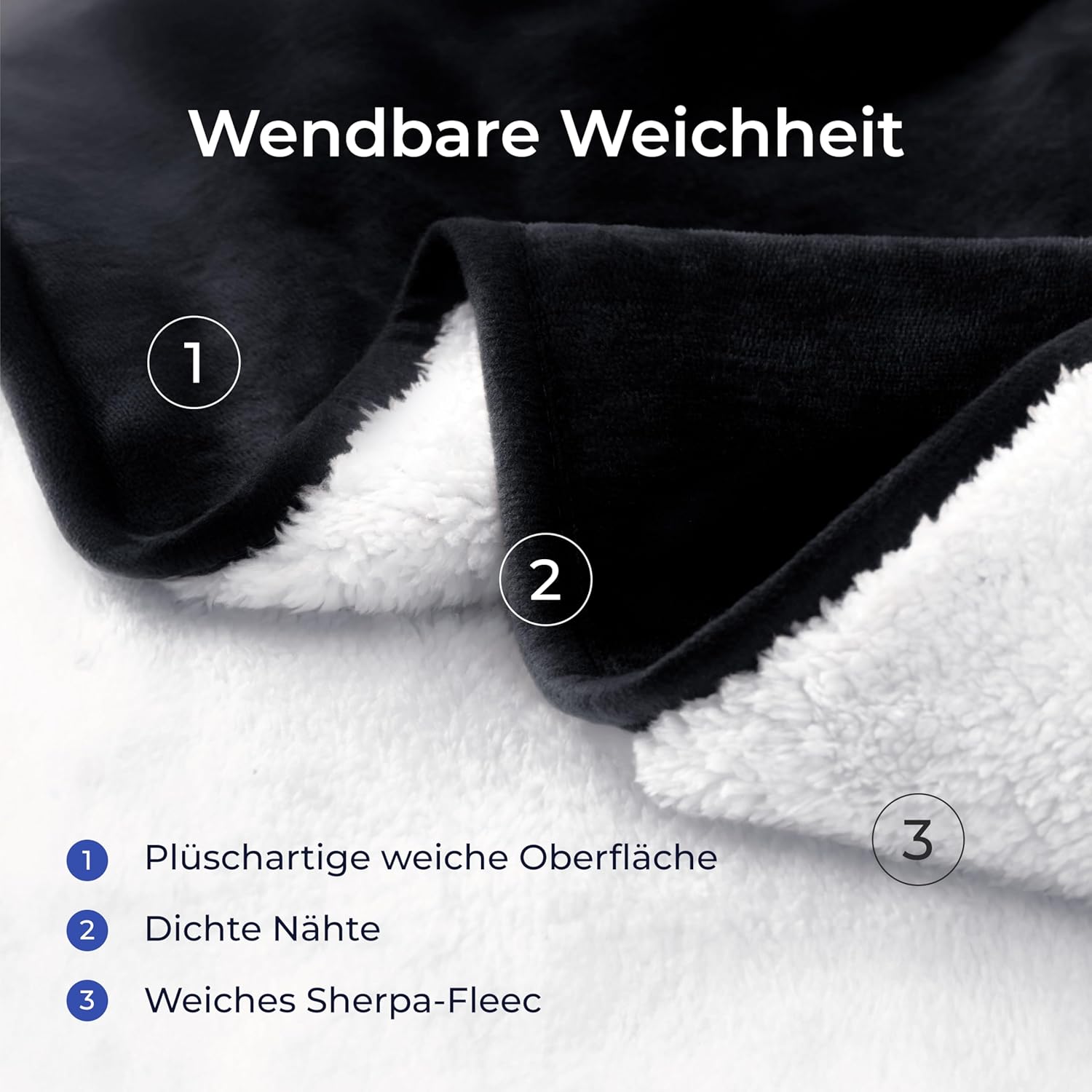 Detalle 2 de Dreamzie wasserdichte Decke 152x203 cm 🛋