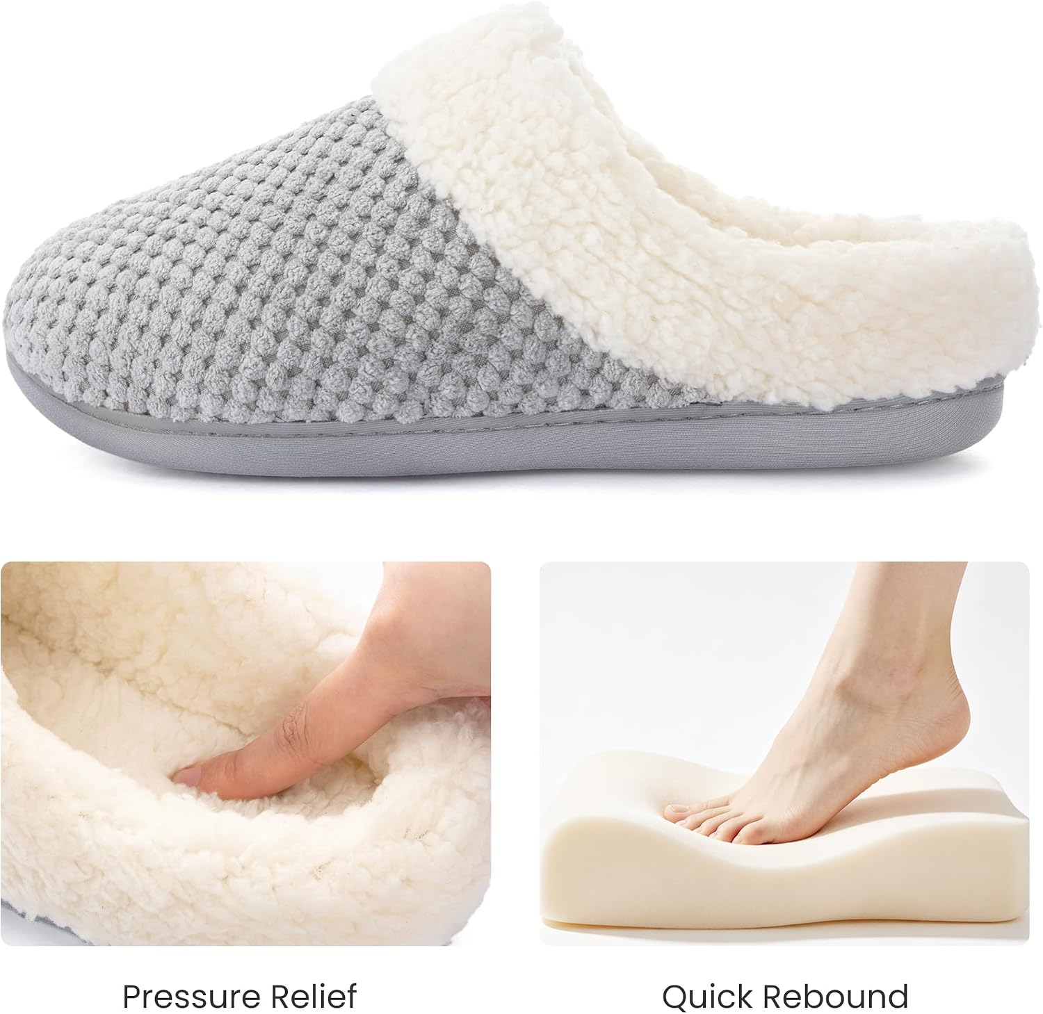 Thumbnail 6 de ULTRAIDEAS Women's Fleece Slippers