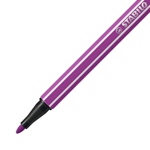 Detalle de STABILO Premium-Filzstift Pen 68 – Farbintensive, aquarellierbare Filzstifte (1 mm) mit Austrocknungsschutz