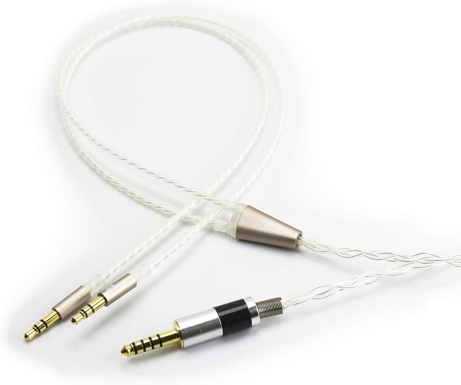 Thumbnail 3 de NewFantasia NF4.4PHT5PUSA 4.4mmバランスケーブル 6N OCC銀メッキ銅・デュアル3.5mm