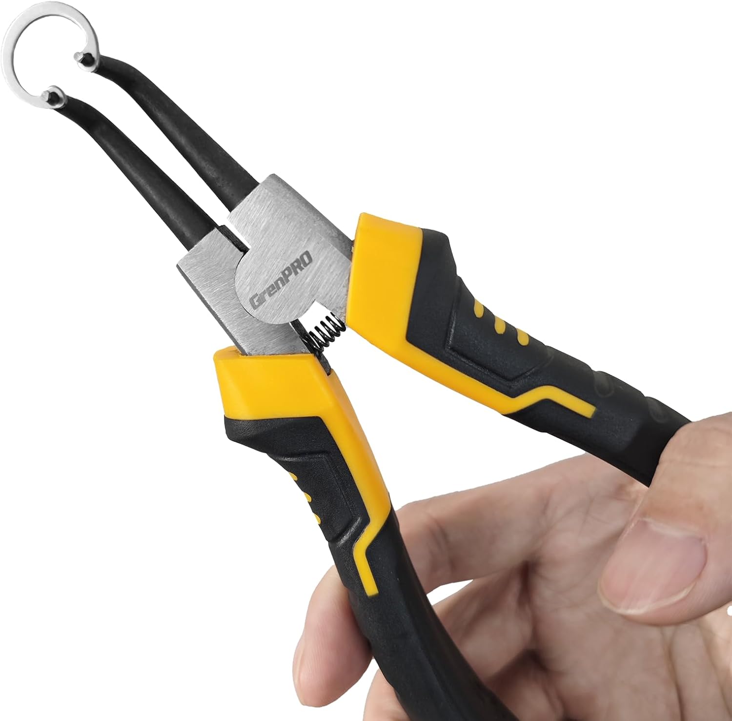 Thumbnail 4 de GRENPRO 4-Piece Snap Ring Pliers Set — 7-Inch Internal/External Circlip Pliers Kit