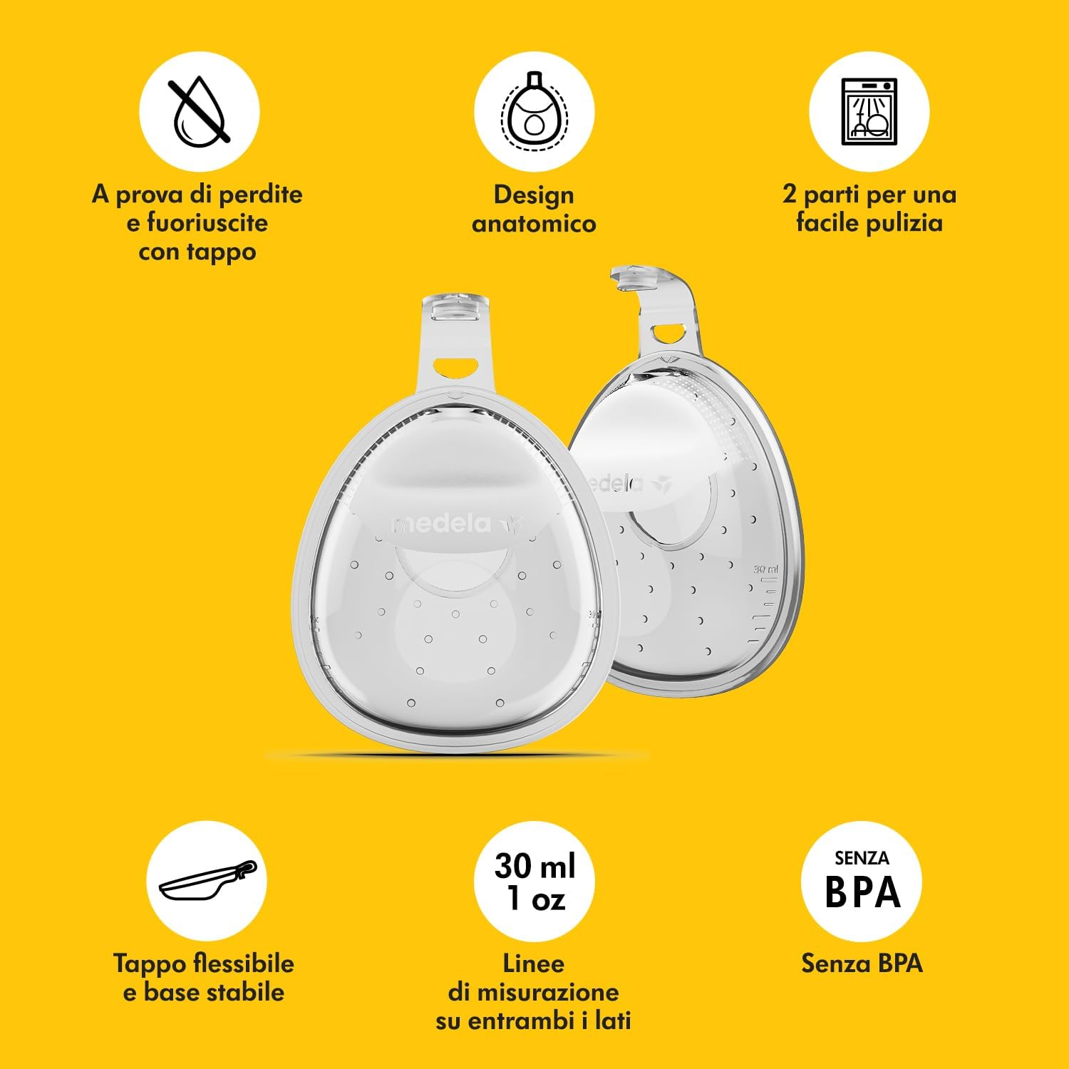 Detalle de Medela raccoglitore latte materno 30 ml
