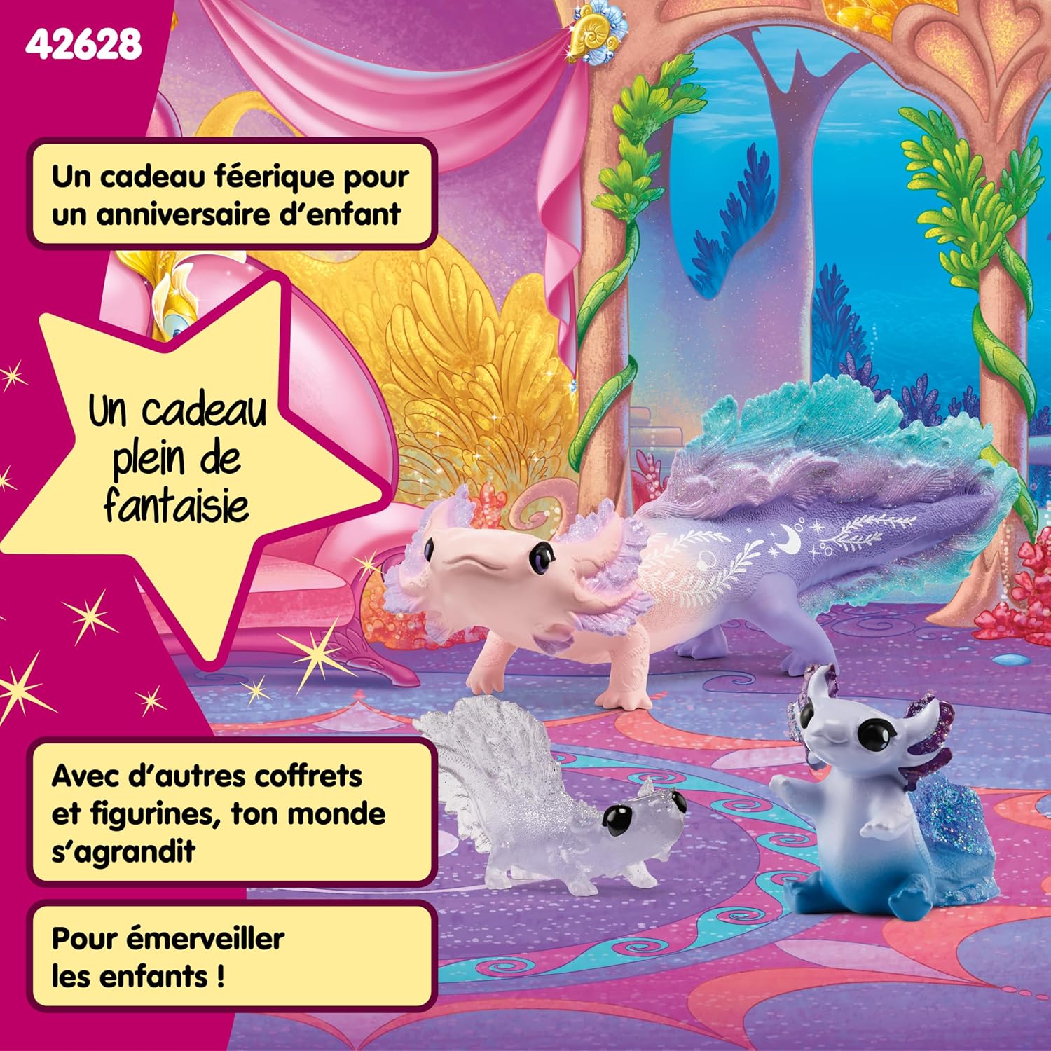 Thumbnail 6 de Schleich BAYALA Axolotl Maman et Bébés 42628 🐟