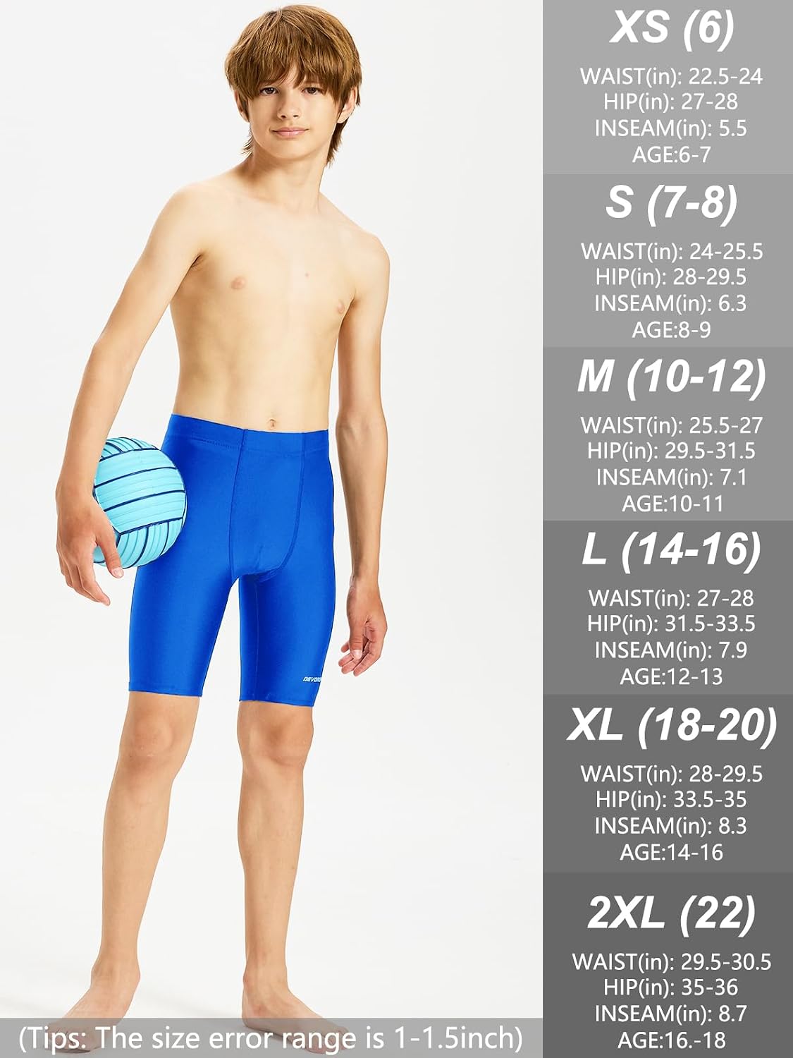 Thumbnail 6 de DEVOROPA Boys' Swim Jammers