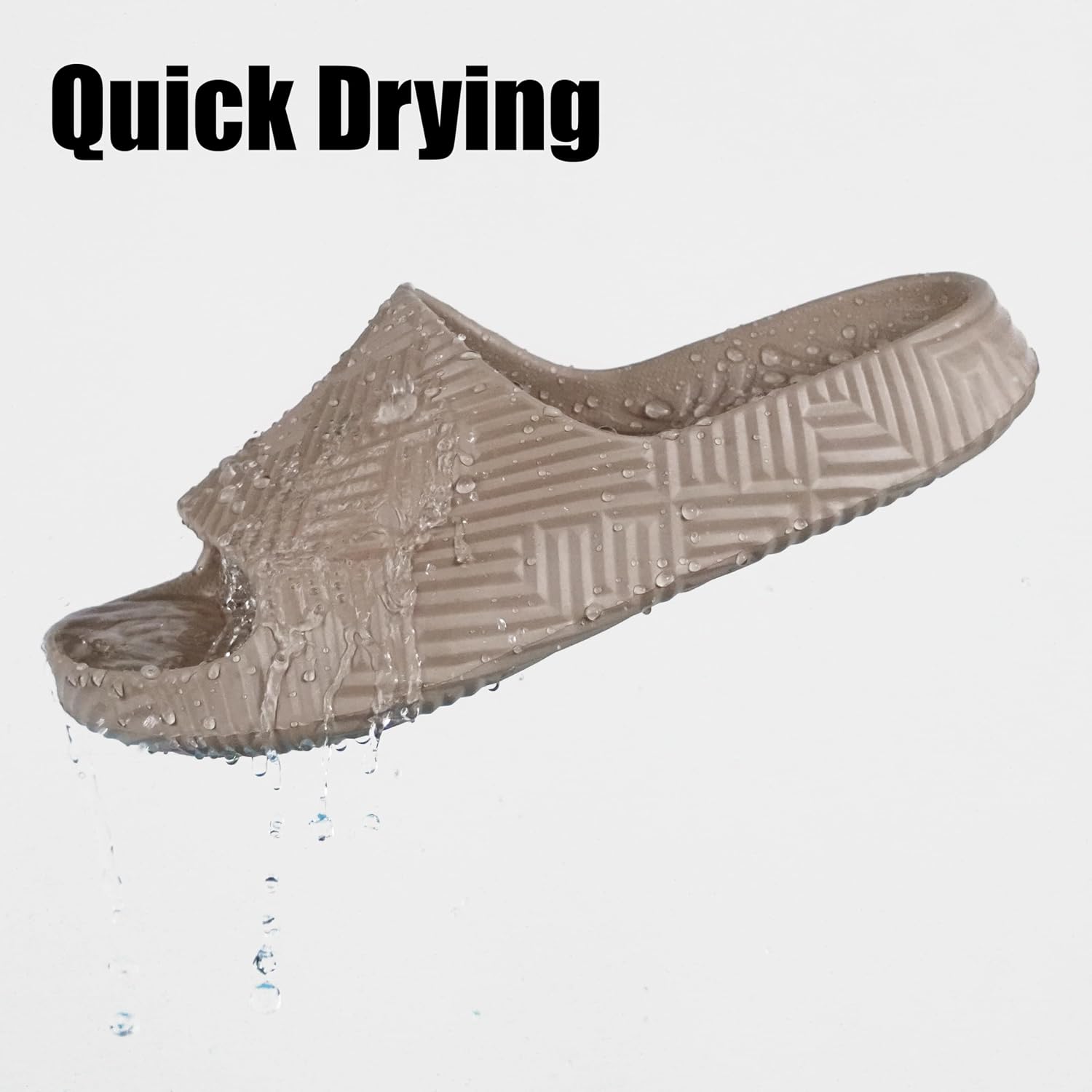 Detalle 2 de Weweya Unisex Shower Slides for Bathroom, Pool & Beach — Non-Slip EVA Slides