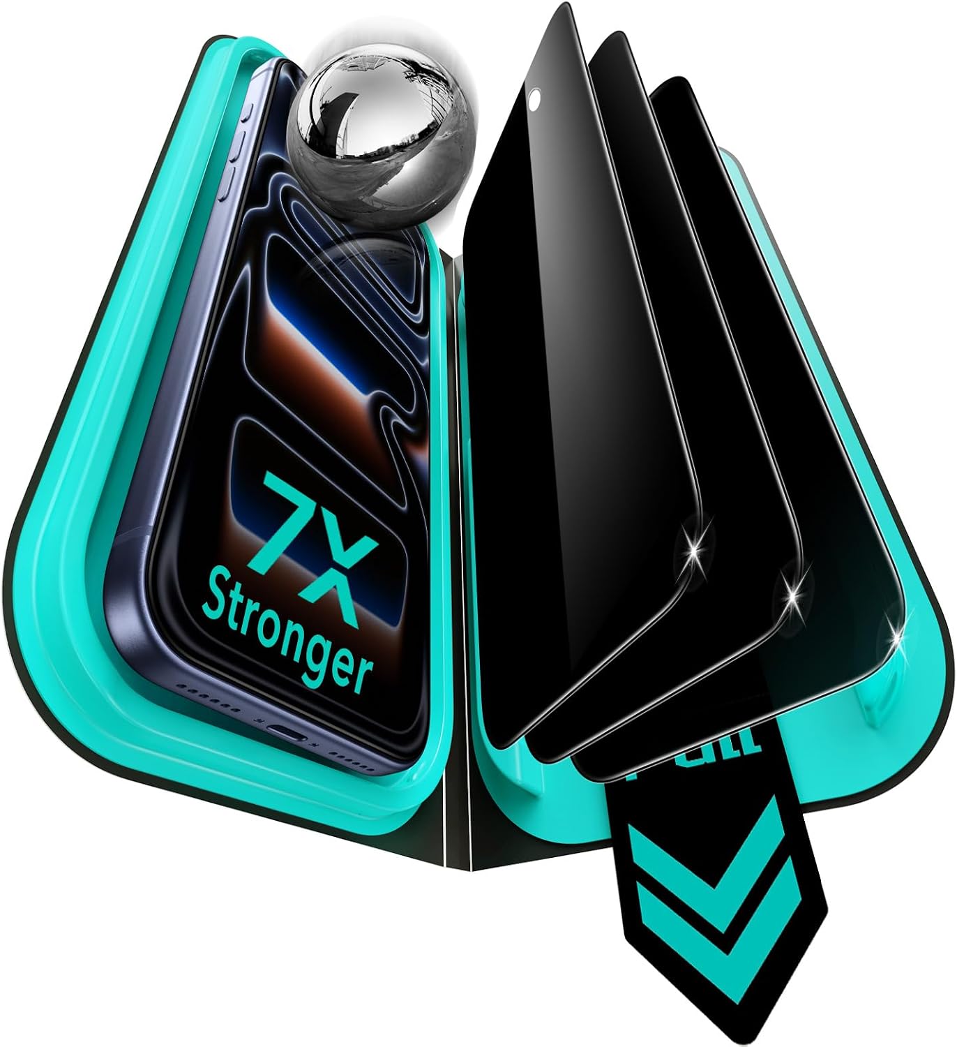 Detalle de ESR Armorite Privacy Screen for iPhone 17 Pro Max