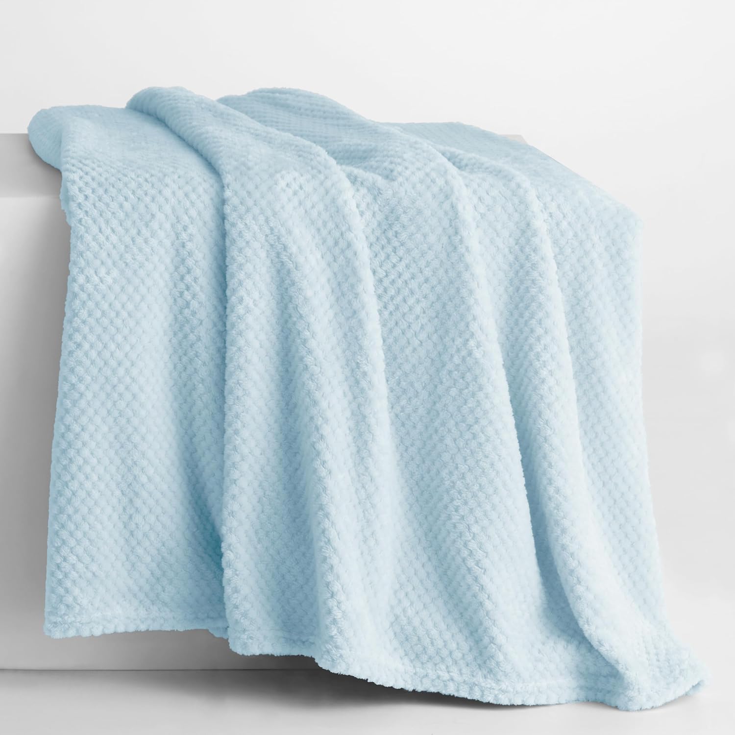 Detalle de DecoKing Couverture Polaire 170 x 210 cm – Plaid Doux en Microfibre, chaud et léger pour lits, canapés et divans