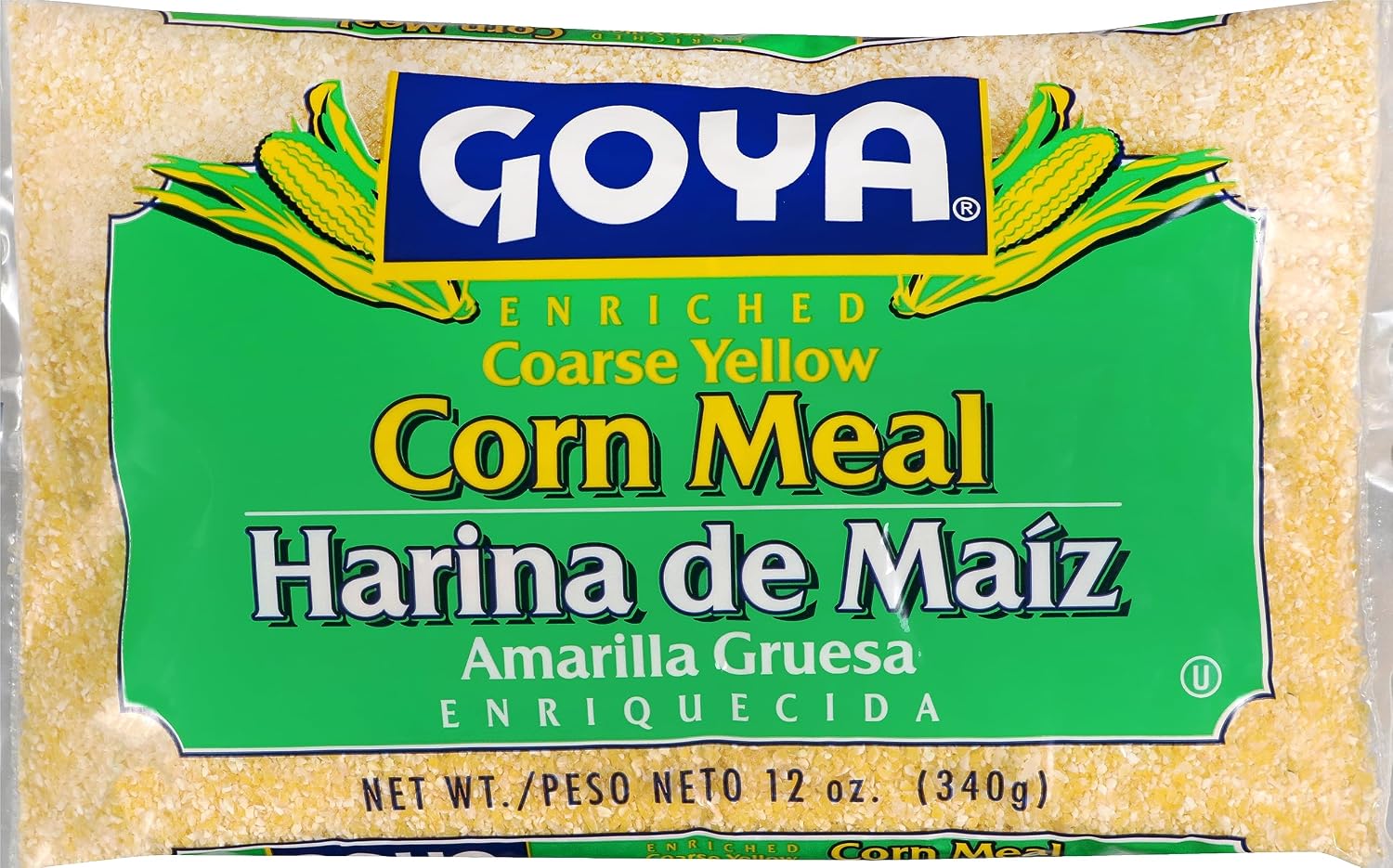 Detalle de Goya Foods Coarse Yellow Corn Meal, 12-Ounce Bags, Pack of 24