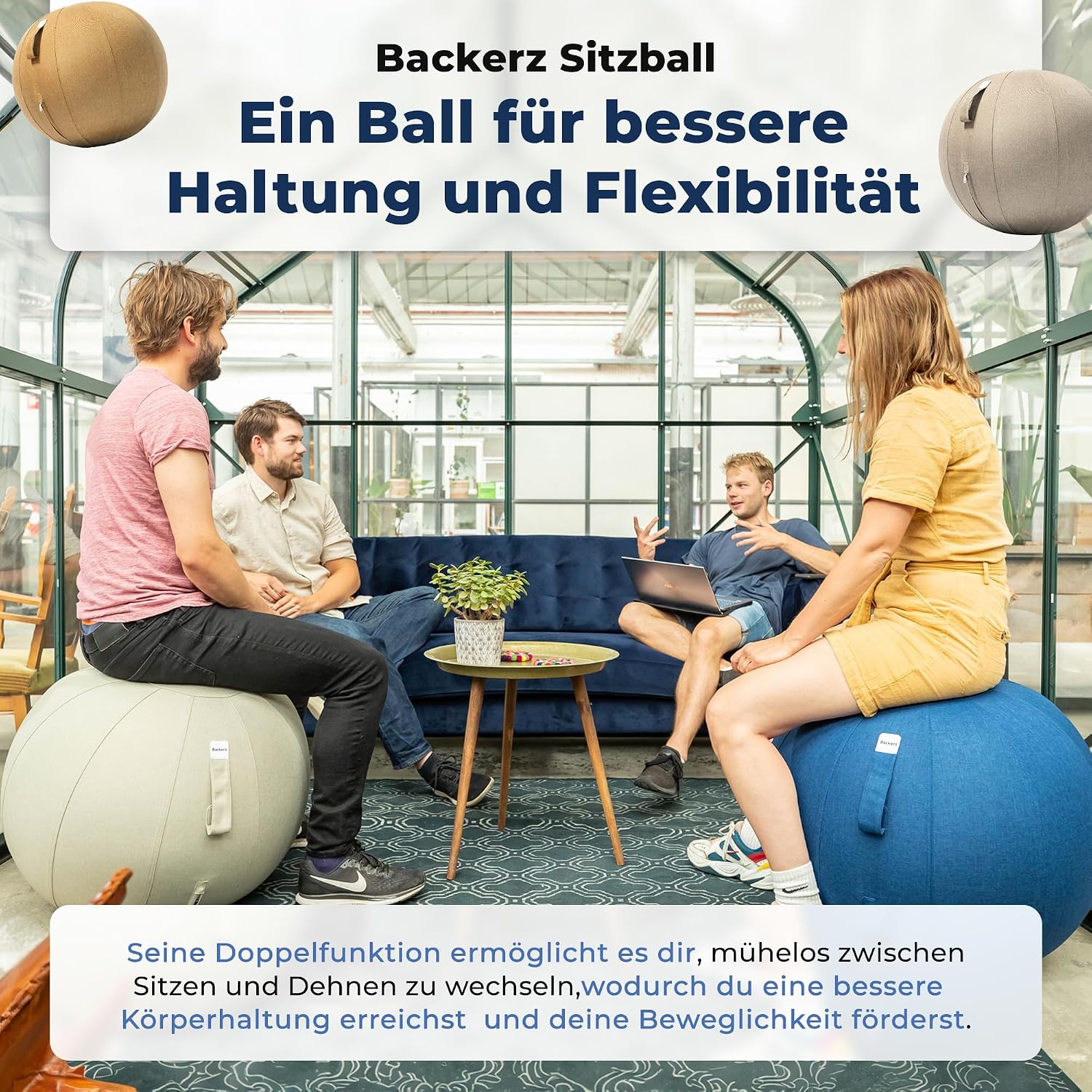 Detalle de Backerz Sitzball 65 cm