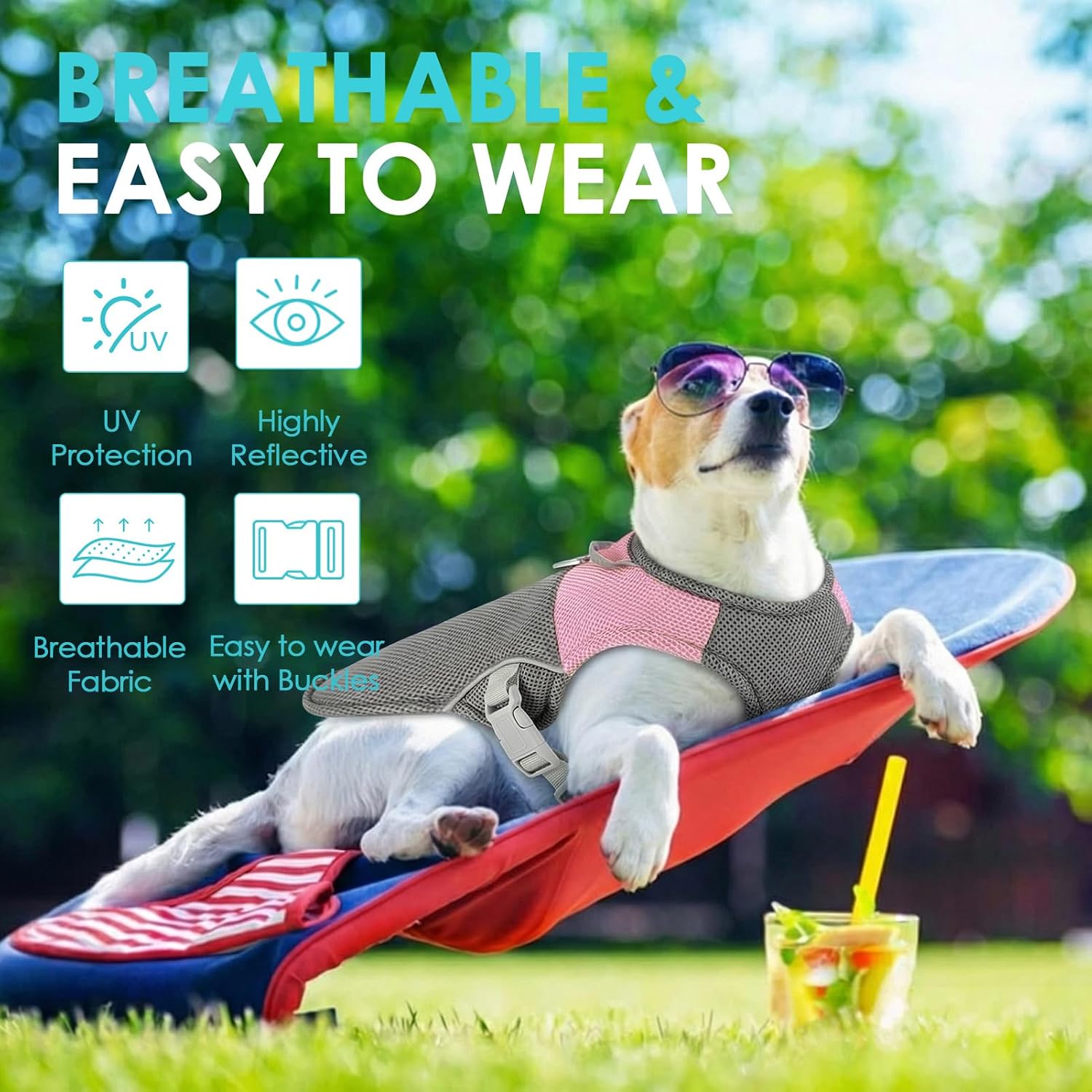 Detalle 2 de AOFITEE Dog Cooling Vest XL