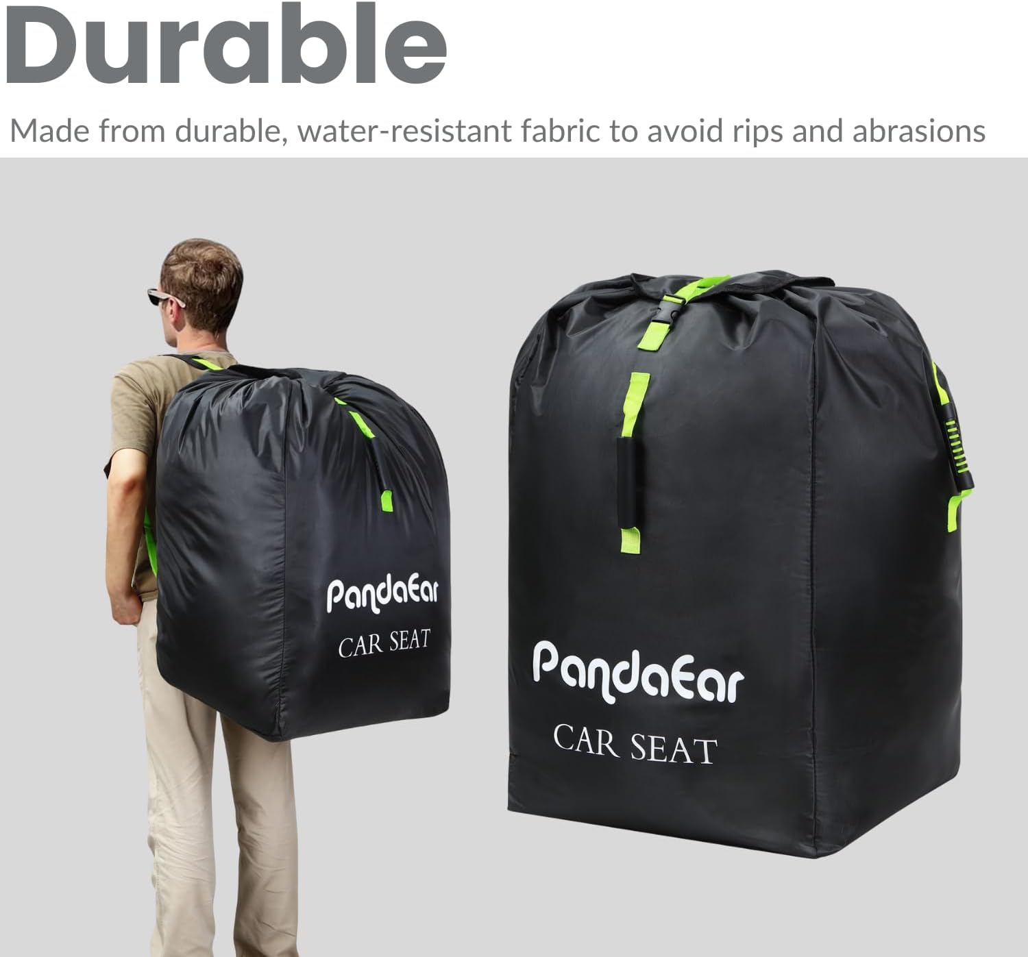 Thumbnail 4 de PandaEar Car Seat Travel Bag Backpack for Airplane – Water-Resistant, Universal Fit