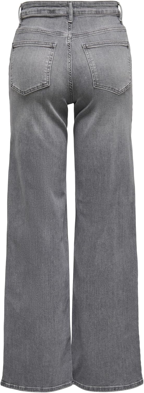 Detalle 2 de ONLY Onlmadison Blush HW Wide DNM Cro Noos Donna – Jeans wide-fit resistenti e versatili