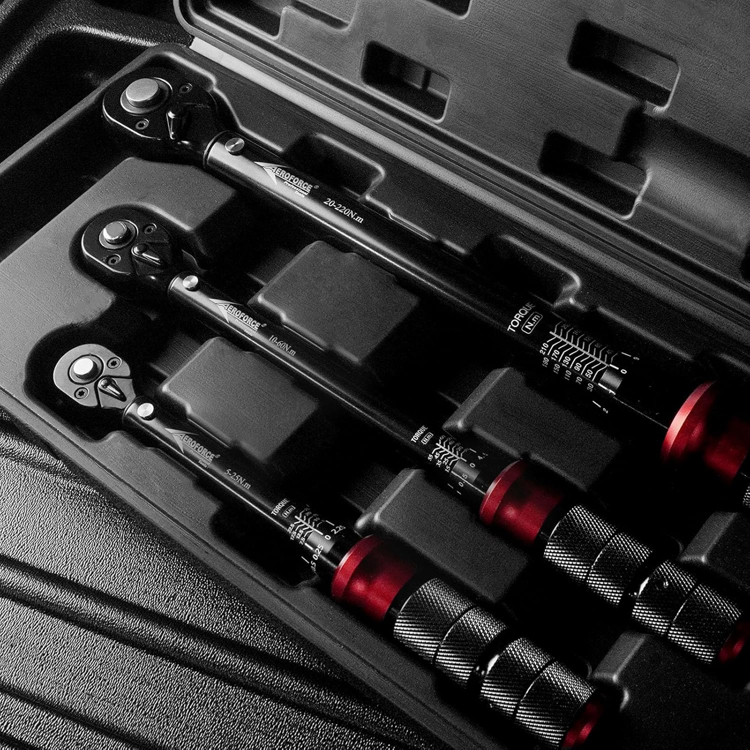 Thumbnail 5 de Clé dynamométrique AEROFORCE avec cliquet réversible et 3 plages (1/4", 3/8", 1/2")