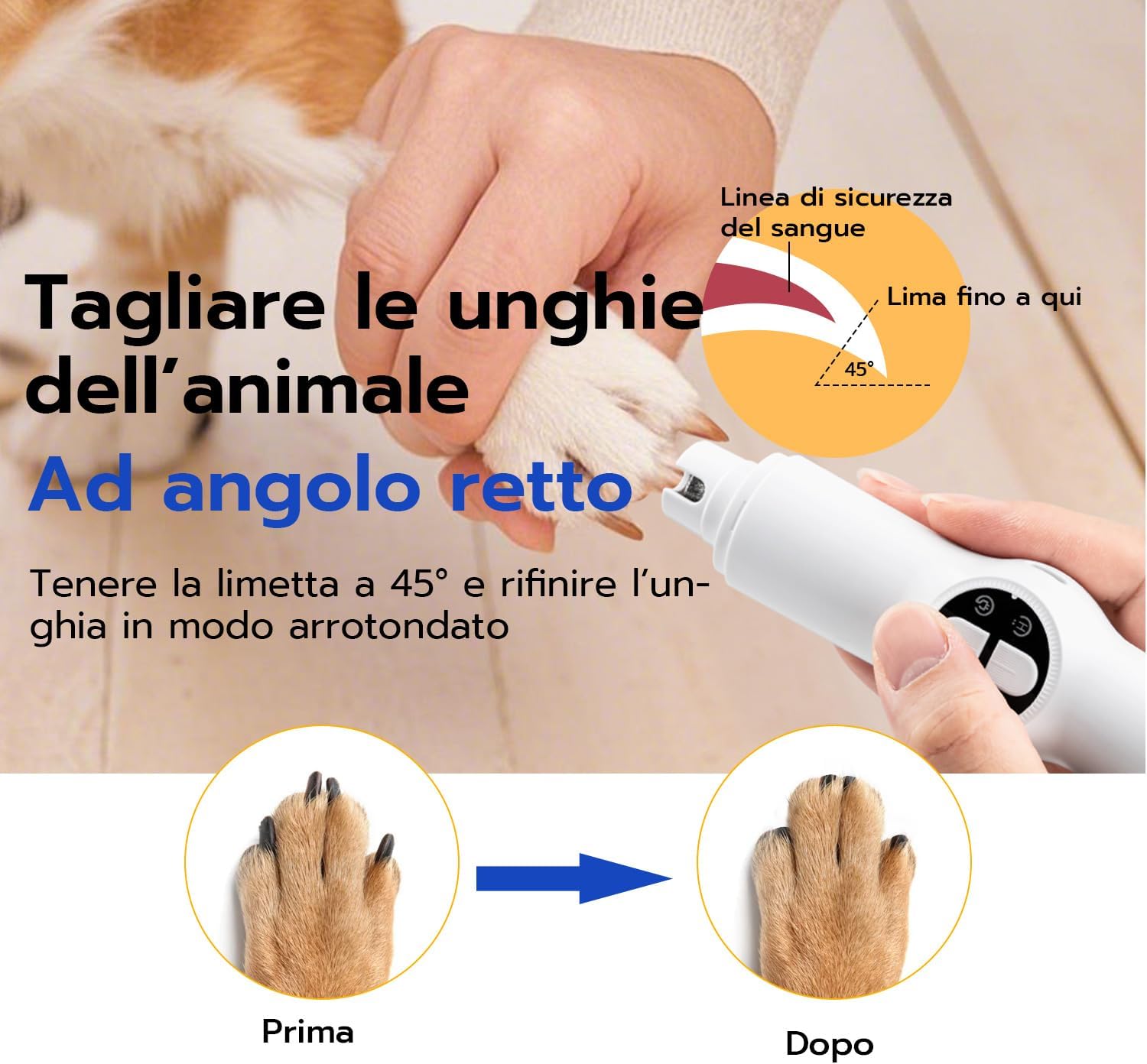 Detalle 2 de Tolesum 2 in 1 Tosatrice & Lima per Unghie 🐾