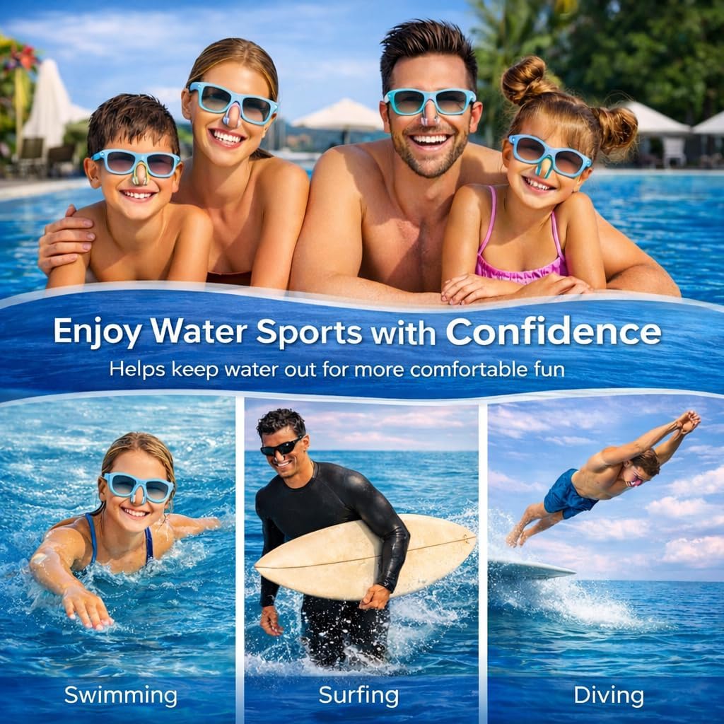 Thumbnail 6 de STSAIL Tappanaso per Piscina – Set da 10 tappini in silicone, adatto a adulti e bambini oltre 7 anni