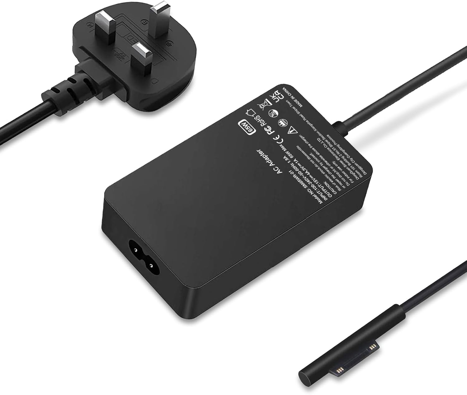Detalle de FEWRJG New Slim 65W USB-C Laptop Charger (compatible with HP Spectre x360, EliteBook x360 and more)