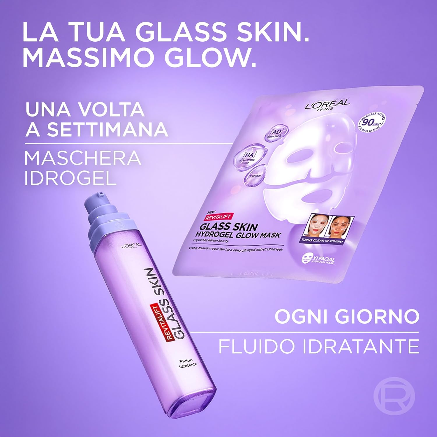 Thumbnail 6 de L'Oréal Paris Fluido Idratante Revitalift Filler Glass Skin 50 ml – Idratazione intensa e effetto pelle di vetro