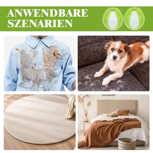 Thumbnail 6 de WXSHUOYU 12 Stücke Tierhaarentferner Waschmaschine – Wiederverwendbare Fusselfänger