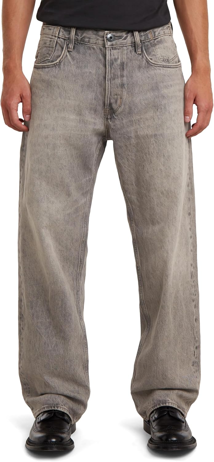 Detalle de G-Star Deeggie Relaxed Straight: Jeans Uomo, comfort e originalità nello stesso look