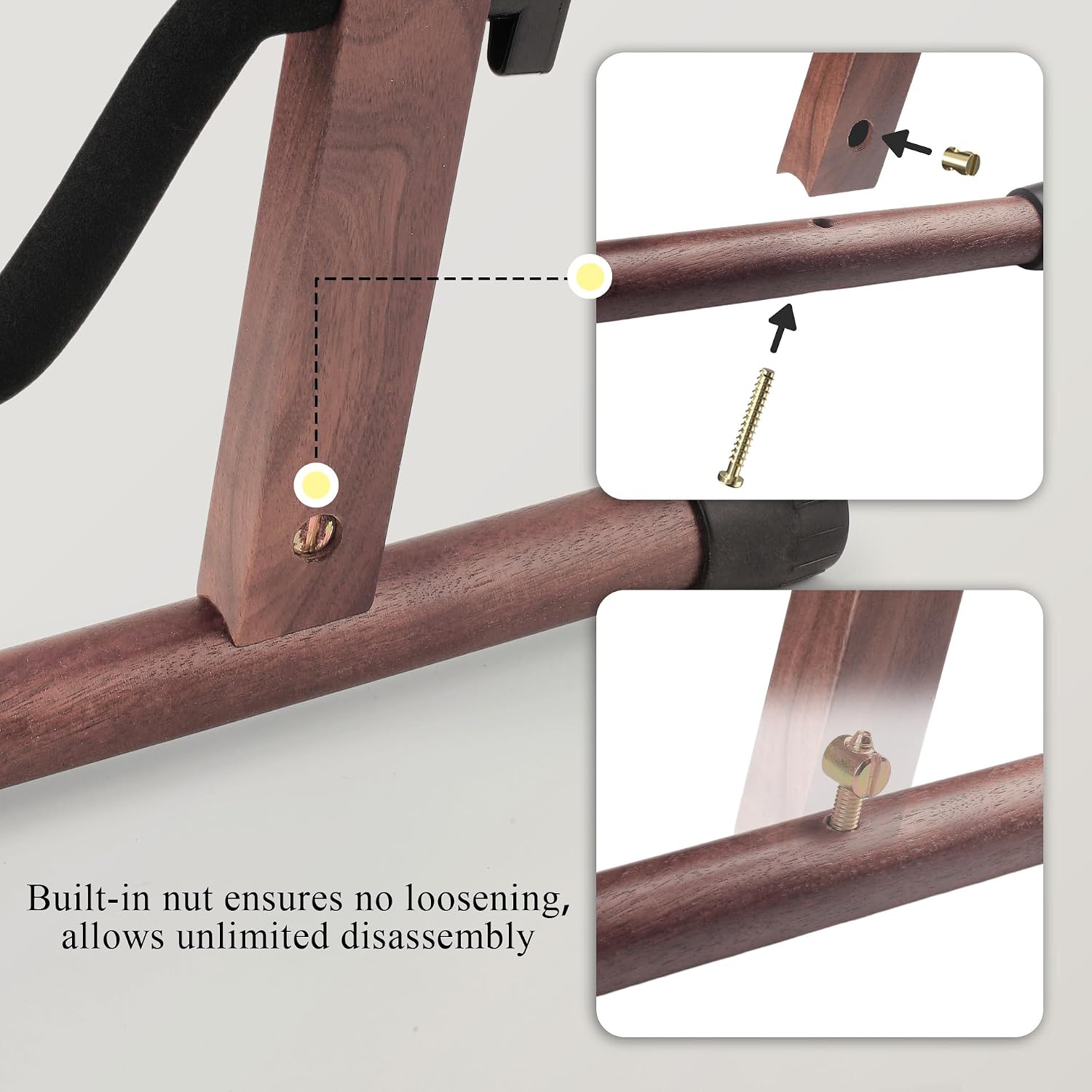 Detalle 2 de DIDA Wooden Guitar Stand, Cello