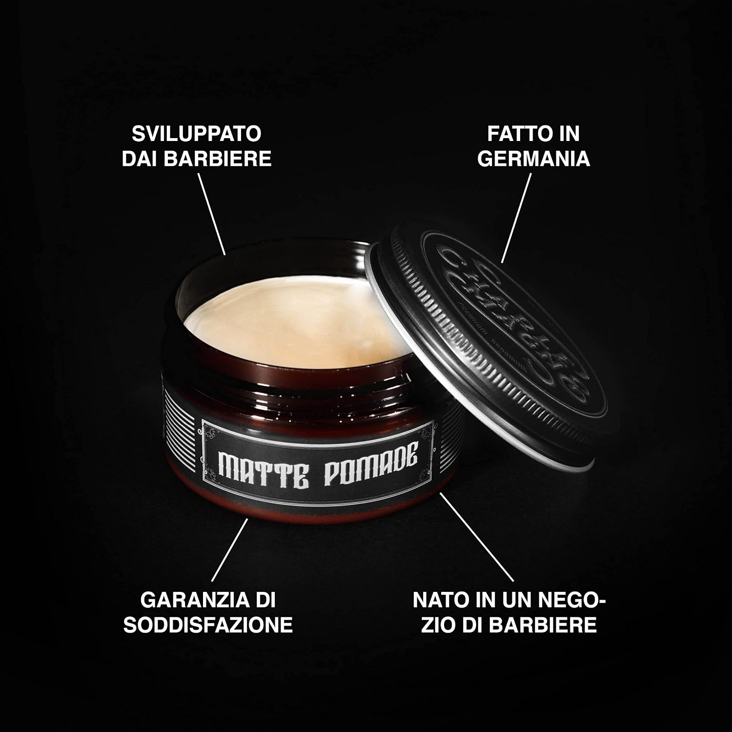 Thumbnail 2 de Charlemagne Pomata opaca per capelli – 100 ml, pomata opaca a tenuta forte per uomo