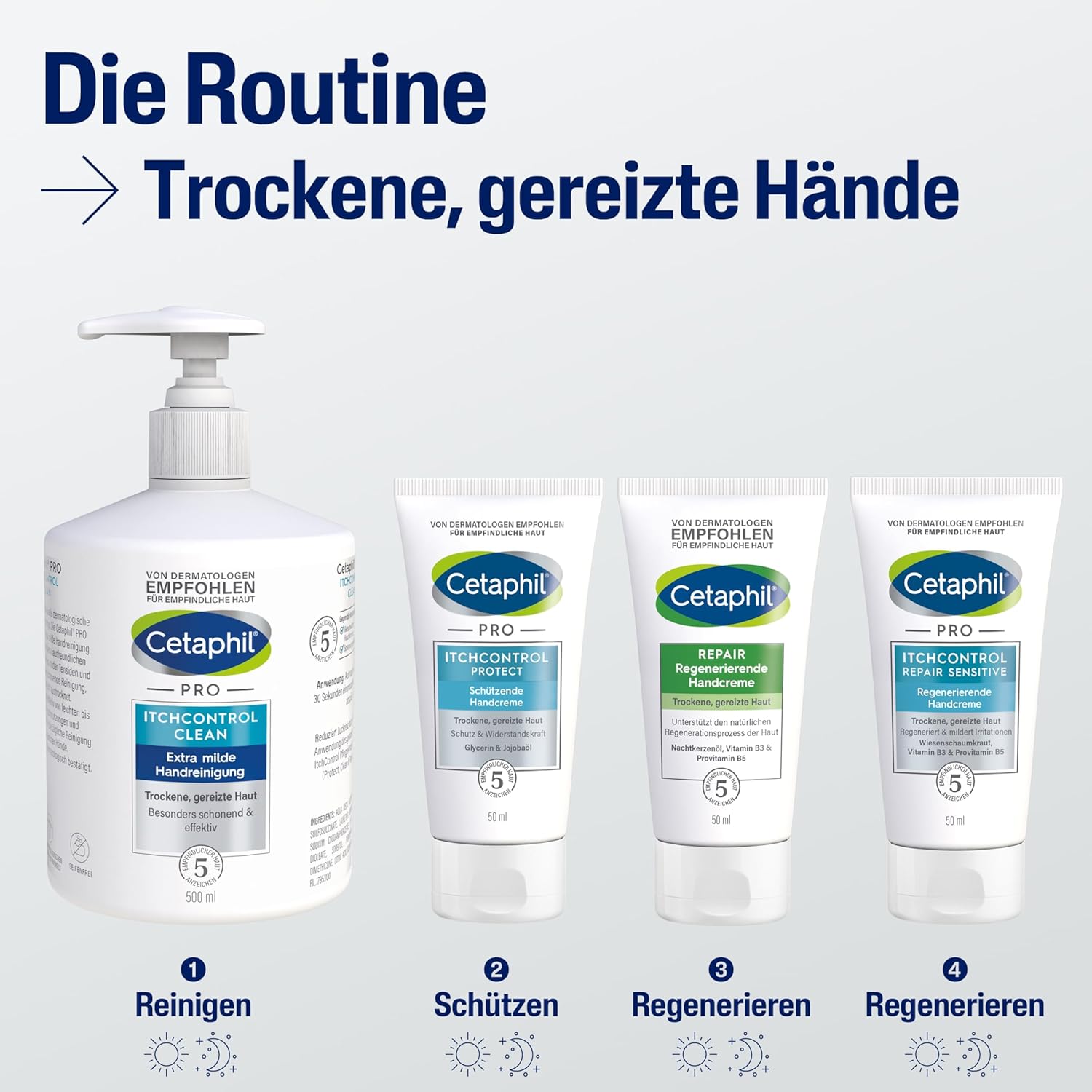 Thumbnail 6 de CETAPHIL PRO ItchControl Clean Extra Milde Handreinigung – Sanfte Reinigung für trockene Haut (236 ml)