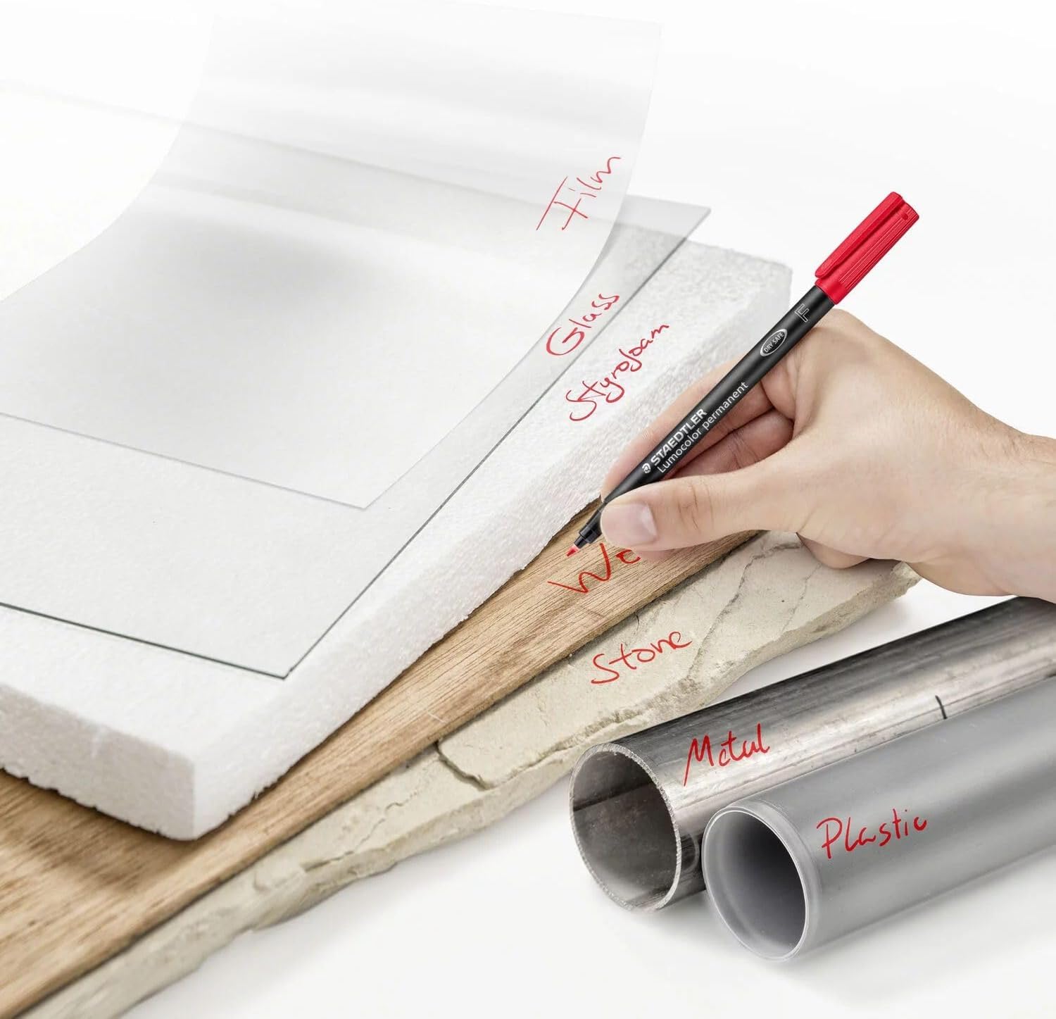 Thumbnail 3 de STAEDTLER Lumocolor 318 feutres permanents 0,6 mm 🖊️