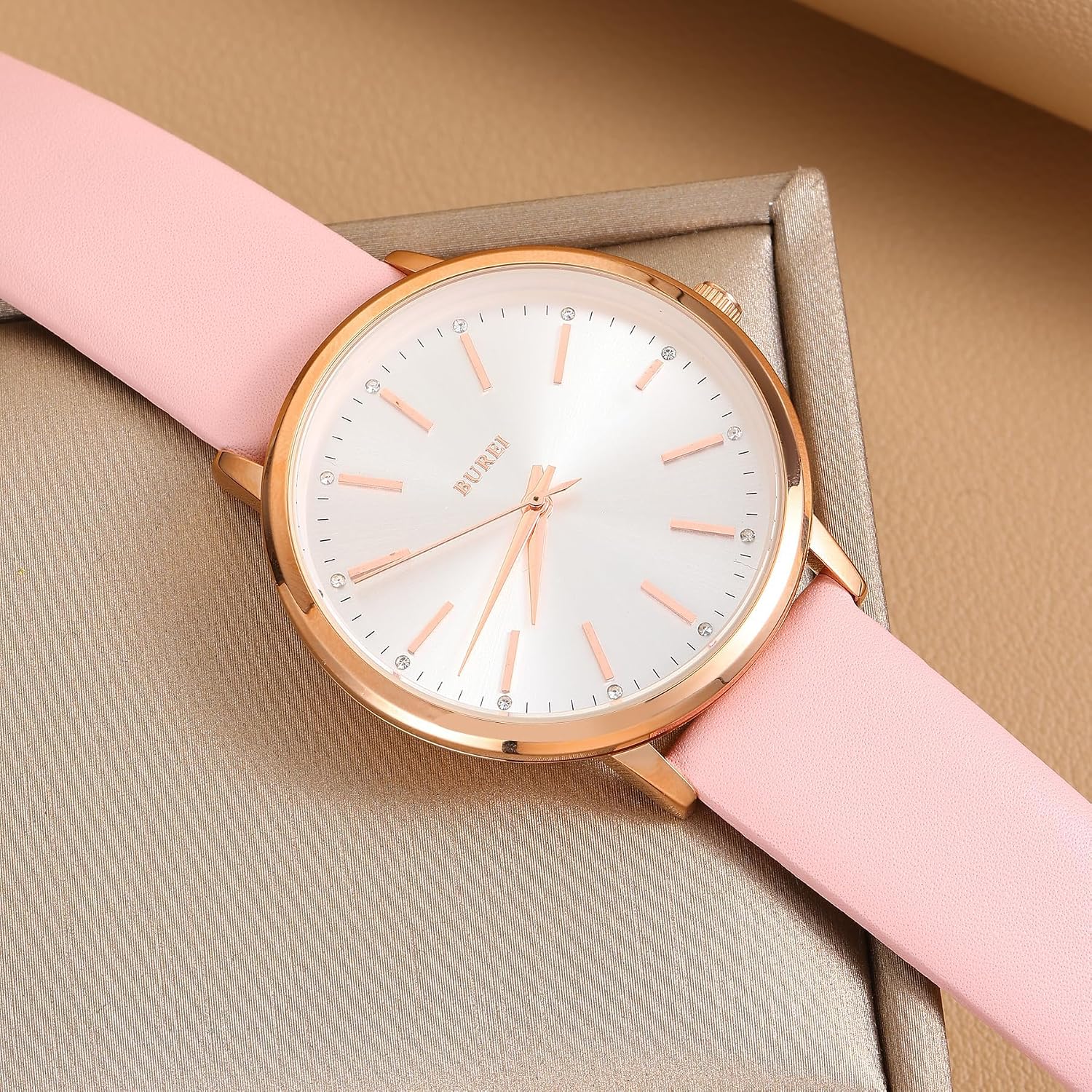Thumbnail 3 de BUREI reloj minimalista para mujer