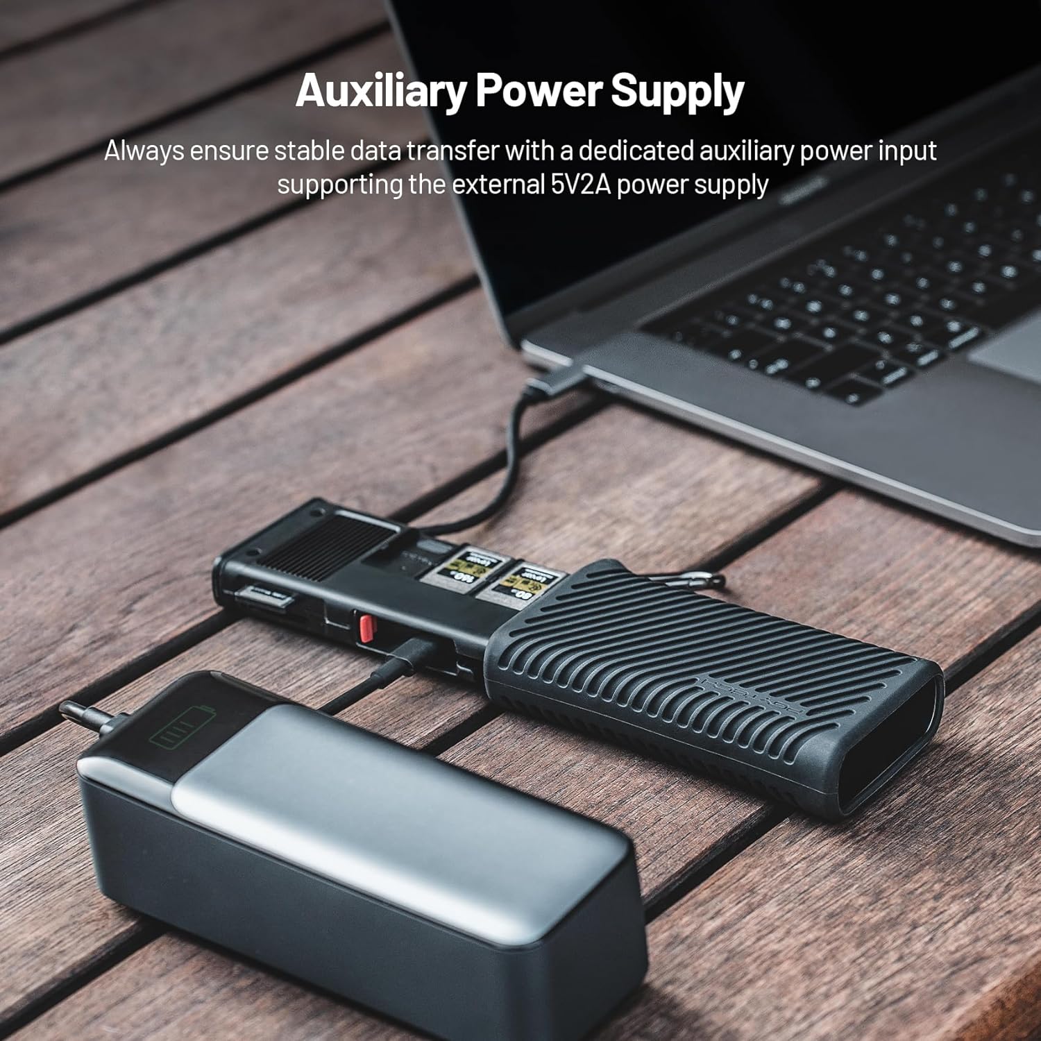 Thumbnail 6 de PGYTECH CFexpress Typ B/SD/Micro-SD Kartenleser (USB 3.2 Gen 2, 10 Gbps) mit Dual-Slot & IP54-Gehäuse