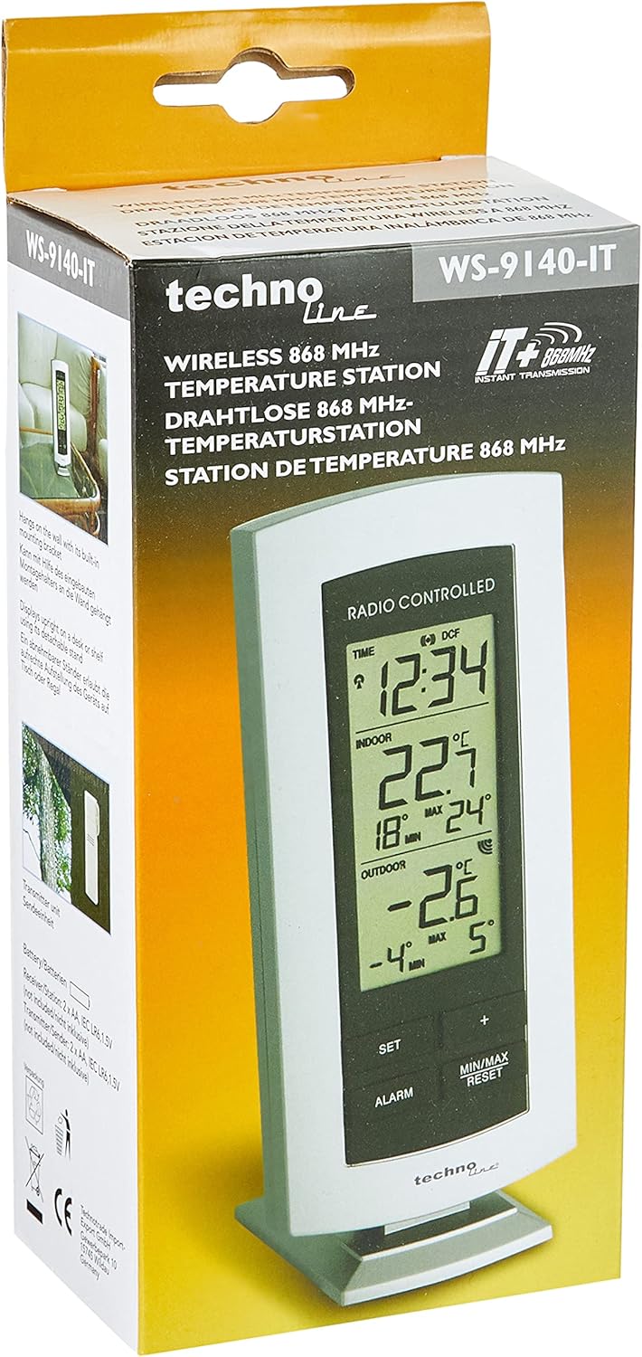 Detalle 2 de techno line WS 9140 Stazione meteo 7,3 cm 📡