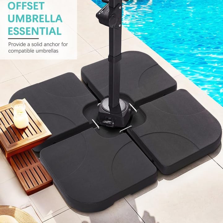 Thumbnail 1 de VECELO Patio Umbrella Base, HDPE