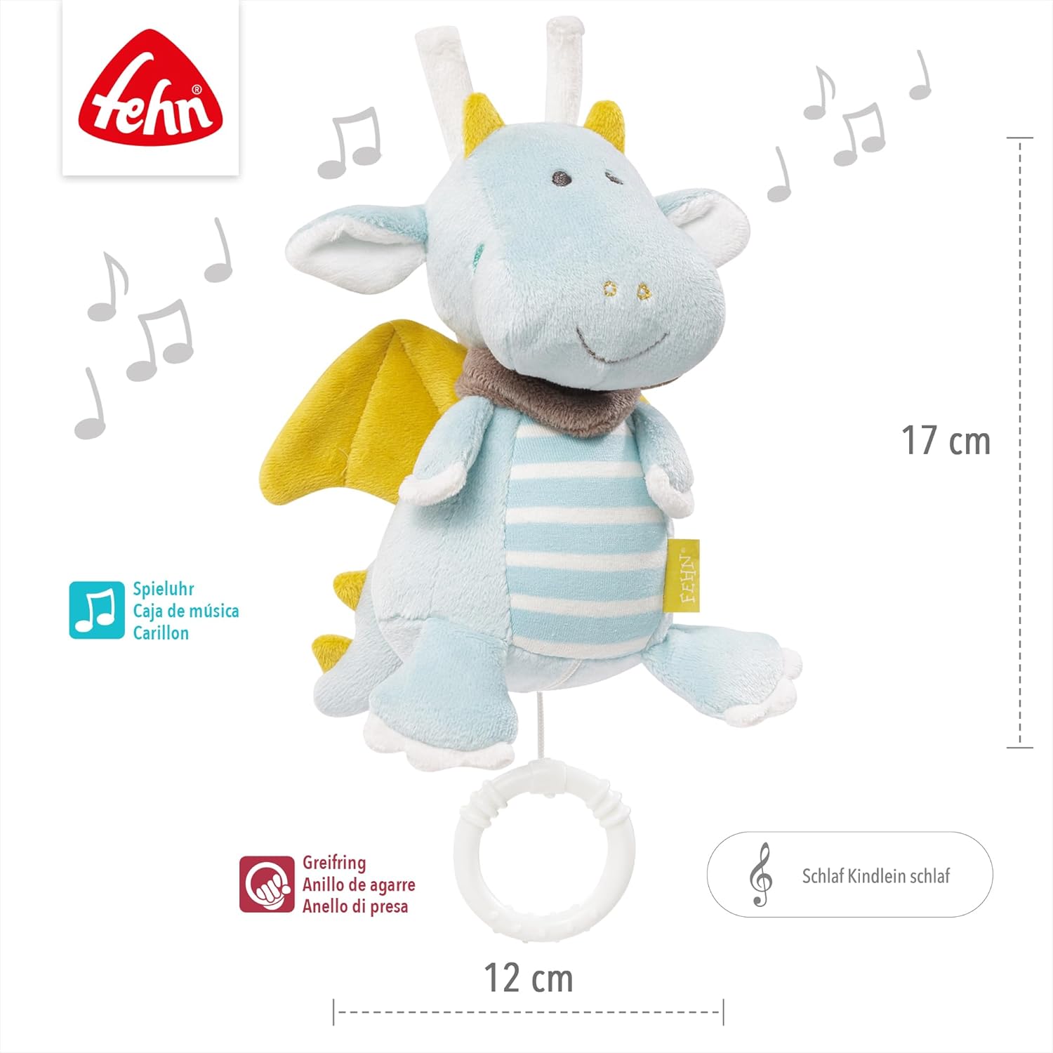 Thumbnail 4 de Fehn carillon drago - peluche e aiuto per addormentarsi