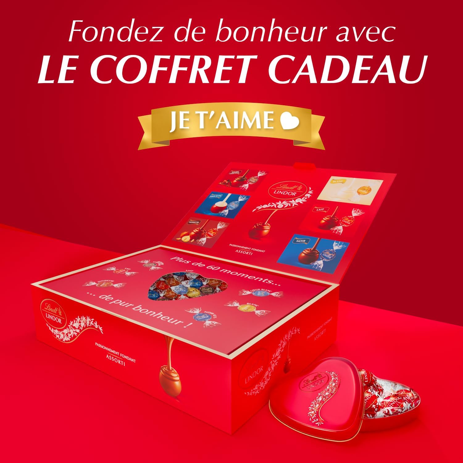 Thumbnail 3 de Lindor Boîte Gifting 930g Je t’aime 🍫