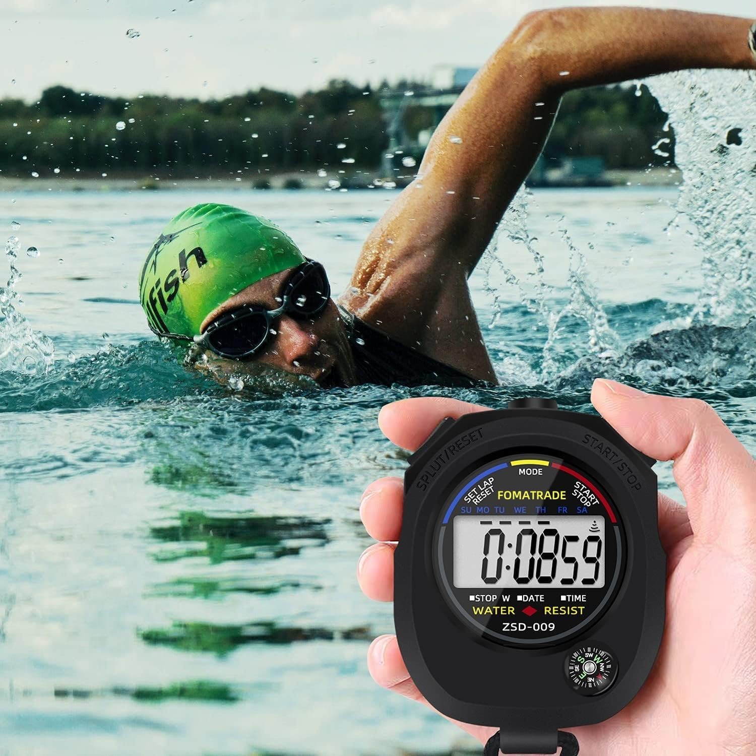 Detalle de Fomatrade digital stopwatch 8-pack