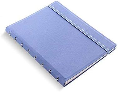 Detalle de Filofax 115051 Notebook Classic Vista A5, blauw kunstleren notitieboek