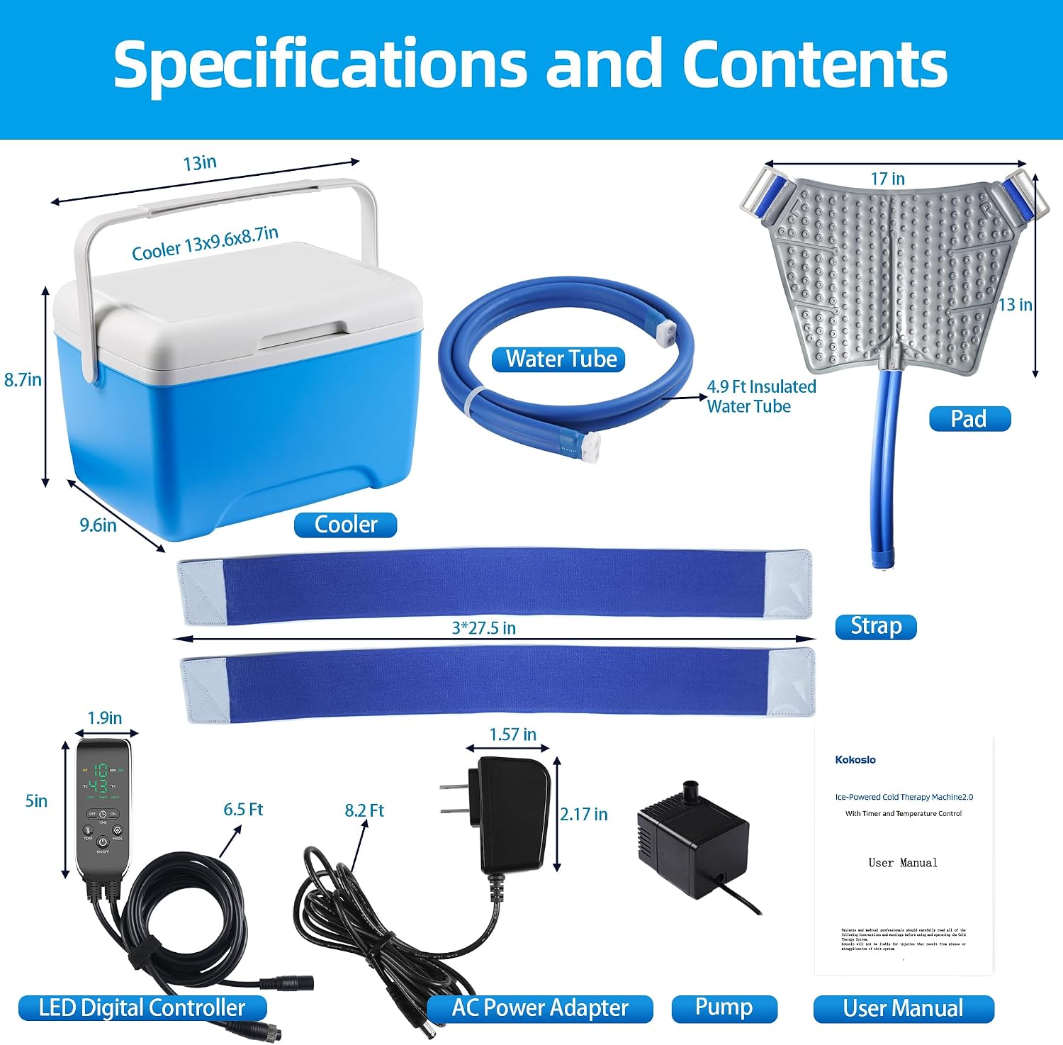 Thumbnail 6 de Kokoslo Hip Ice Machine 9-QT Hard Cooler