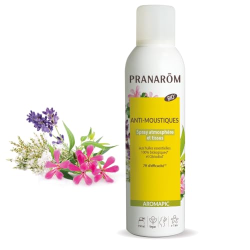 Detalle de Pranarôm Aromapic Spray Anti-Moustiques Atmosphère et Tissus 150 ml – Répulsif bio 2 en 1