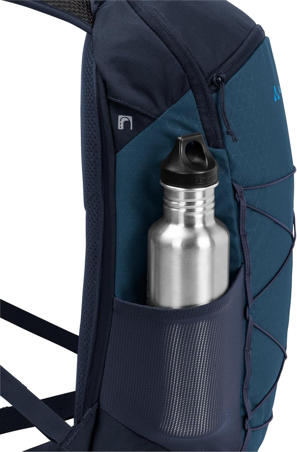 Detalle de VAUDE Agile 14 Unisex-Rucksack (1er Pack) – mit Komfort-Rücken und Reißverschluss-Fächern