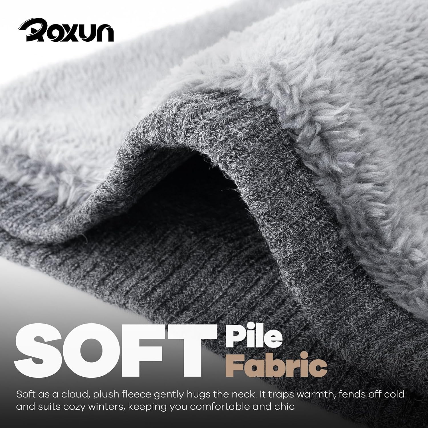 Thumbnail 5 de ROXUN Winter Neck Gaiter, Fleece Warmer ⚙