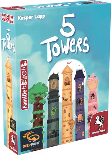 Detalle de Pegasus Spiele 5 Torres 57814G, juego de mesa 🎲
