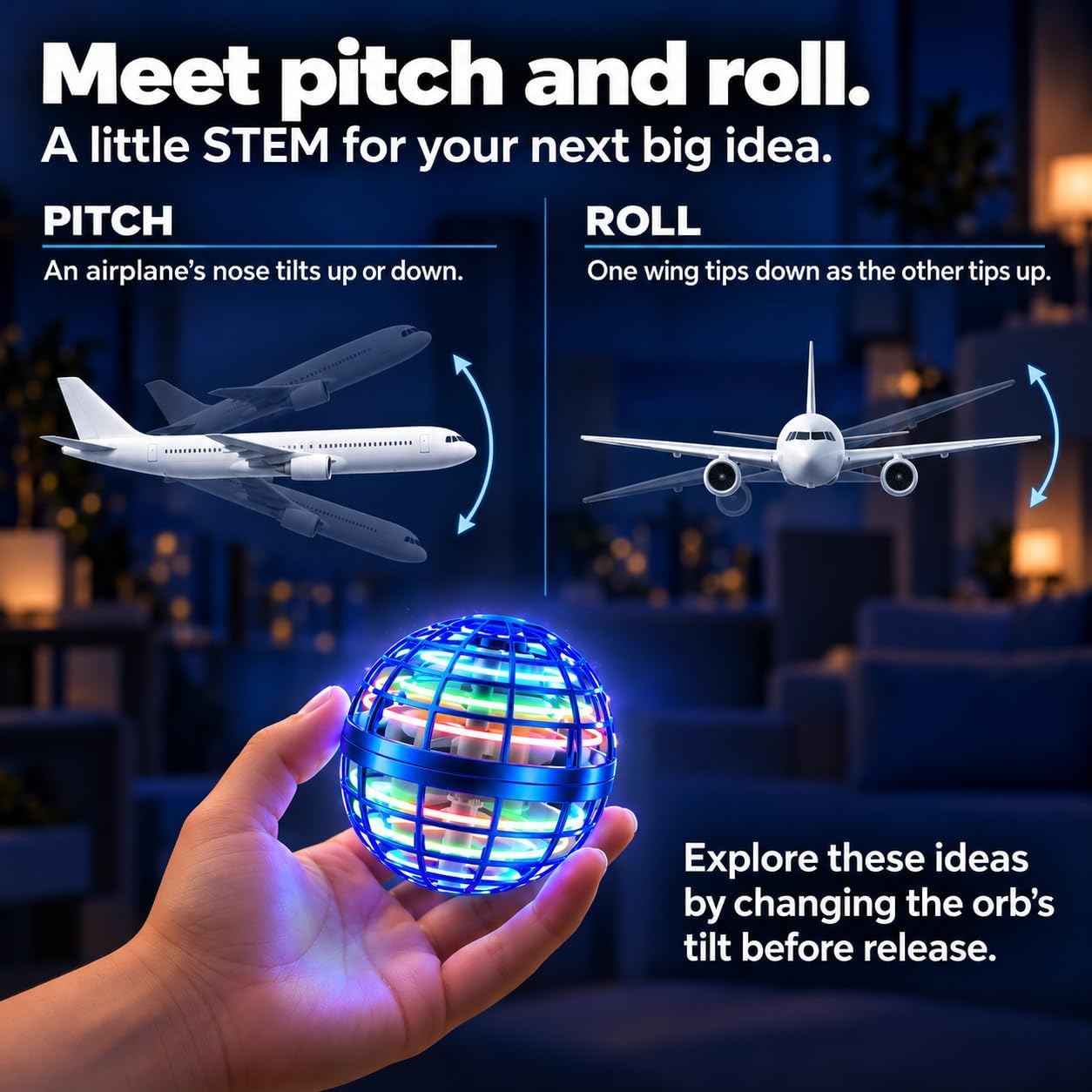 Thumbnail 5 de AMERFIST 2025 Flying Orb Ball toy for ages 6+