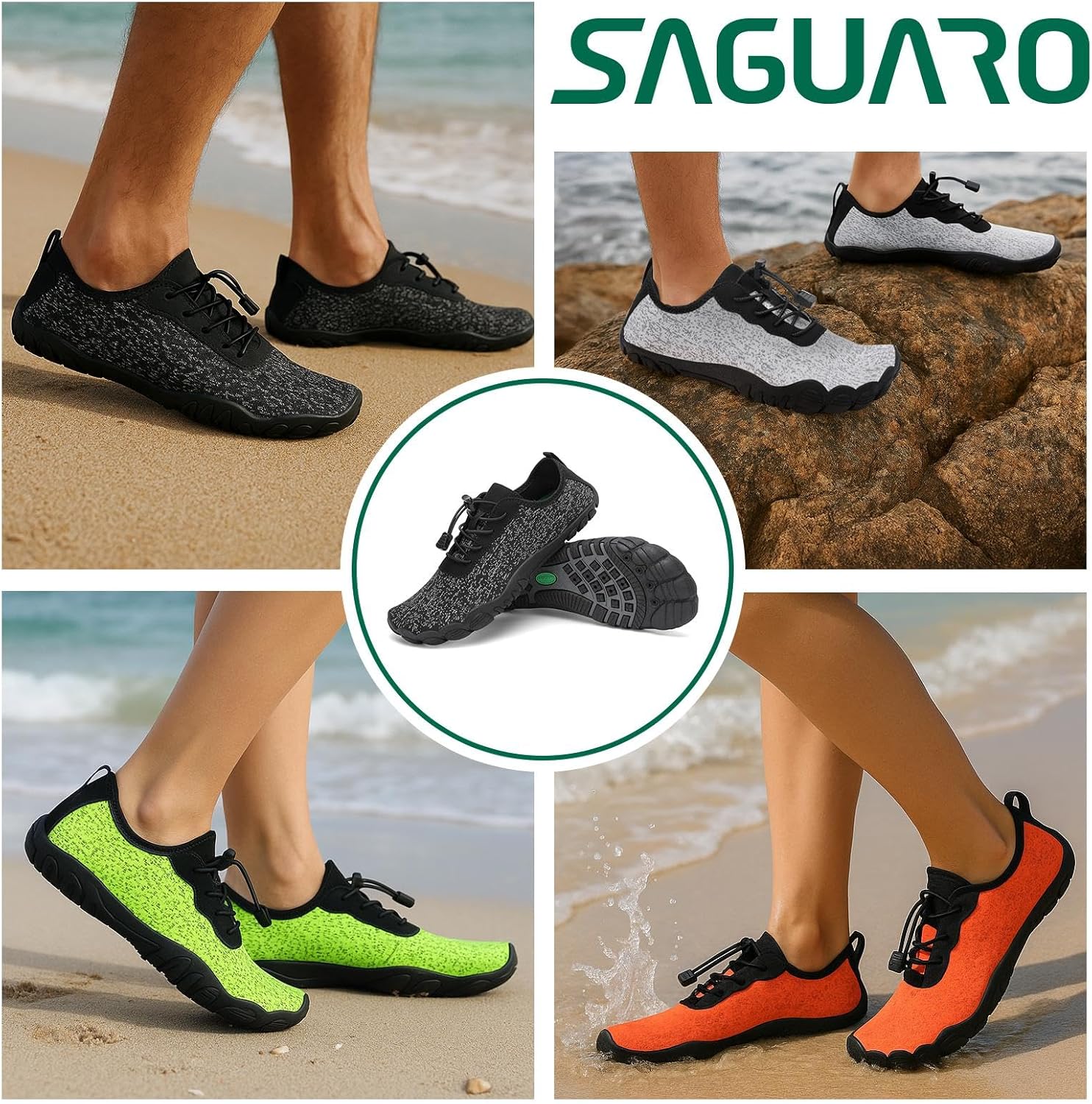 Thumbnail 6 de SAGUARO Scarpe da sport acquatici con suola spessa, unisex