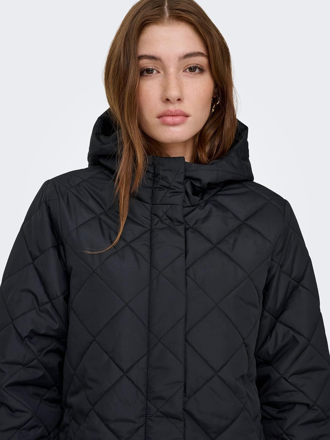 Thumbnail 1 de ONLY Quilted Hood Zip Coat Onljuliet Otw Noos-Cappotto Trapuntato con Cappuccio e Cerniera Donna