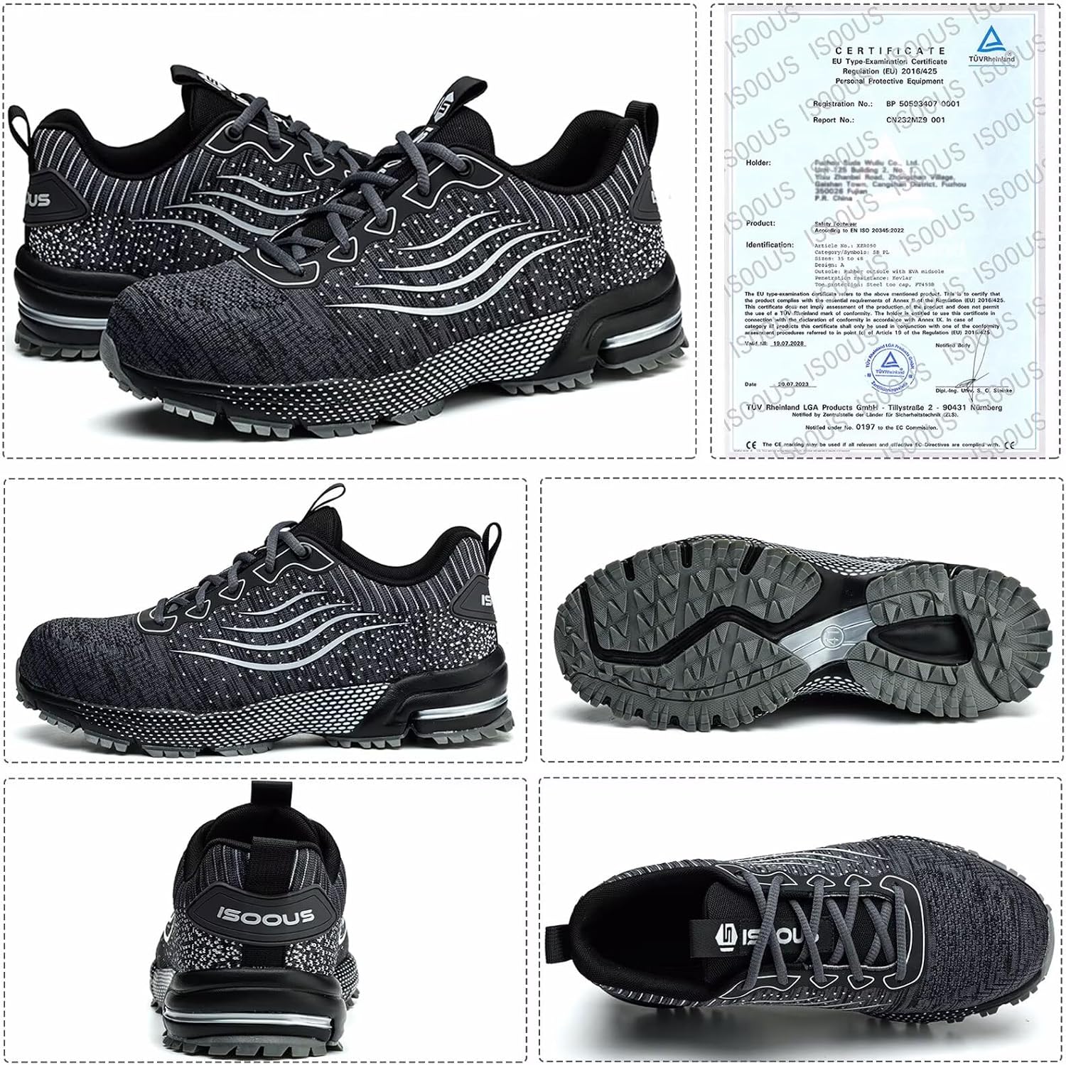 Detalle 2 de Scarpe antinfortunistiche con punta in acciaio