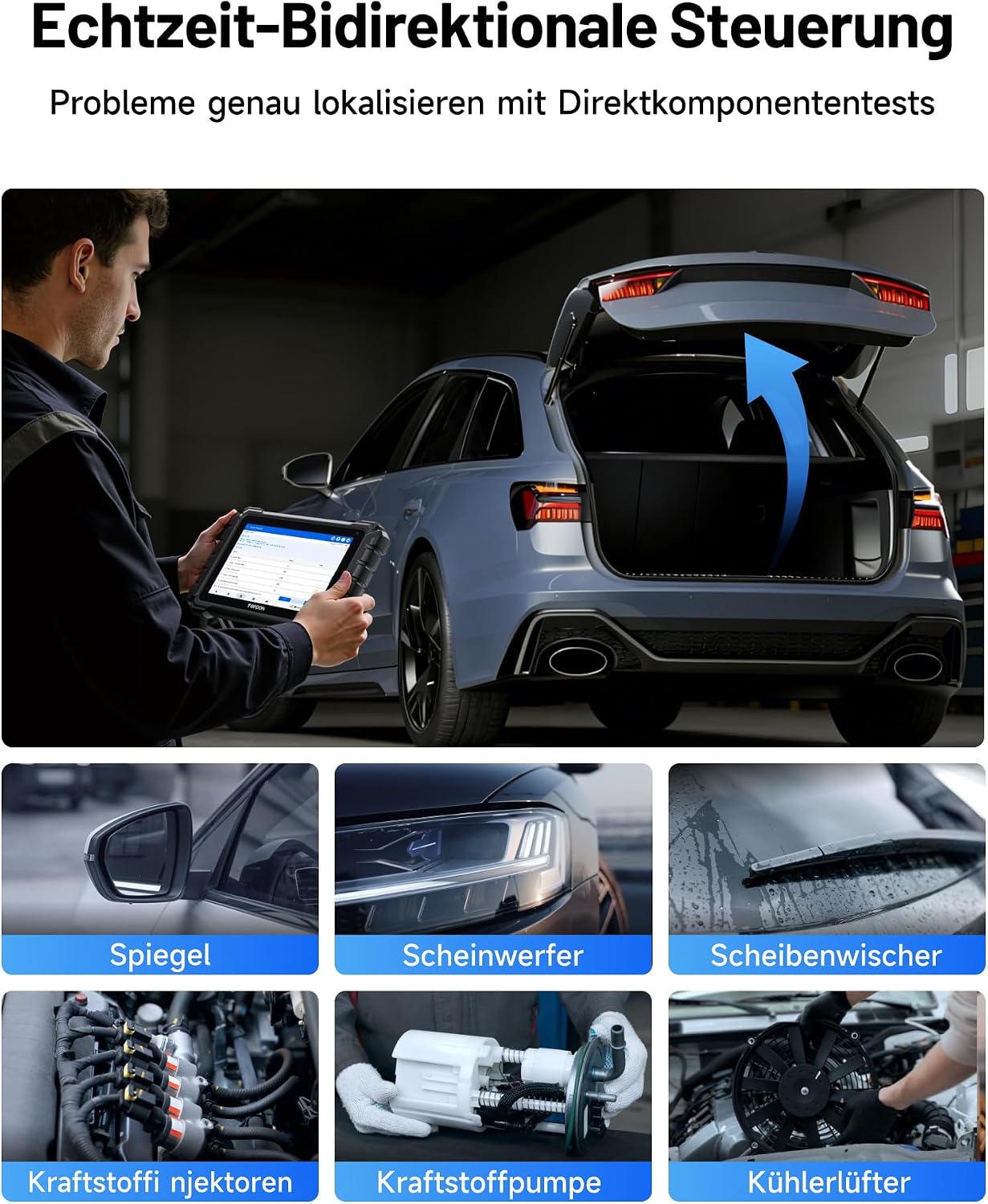 Thumbnail 6 de TOPDON ONE OBD2 Diagnosegerät mit 10,1 Zoll