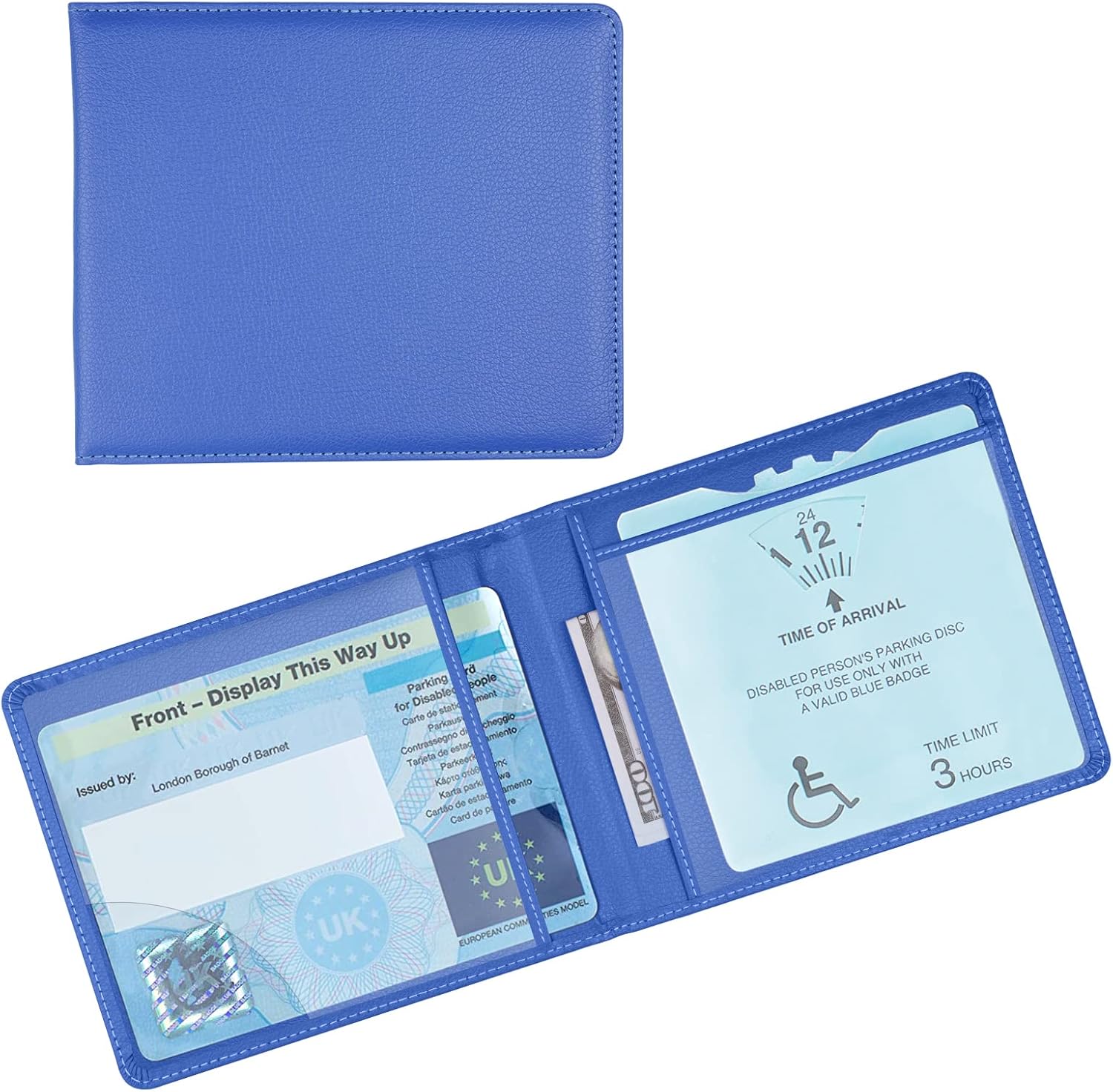 Thumbnail 2 de OFFCUP Disabled Badge and Timer Holder PU leather holder for blue badge 🪪