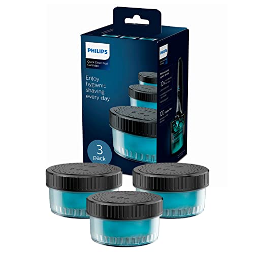 Detalle de Philips Quick Clean Reinigungskartusche CC13/50 – 3er-Set inklusive Anleitung
